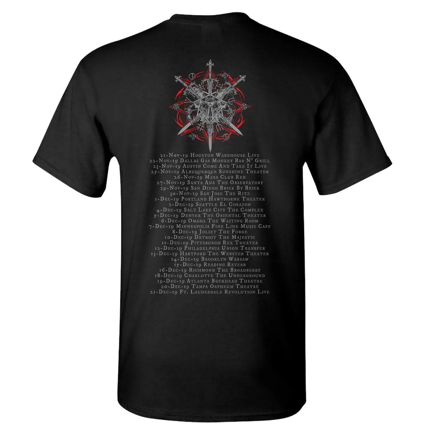 Incantation Demon Tour 2019 T-Shirt