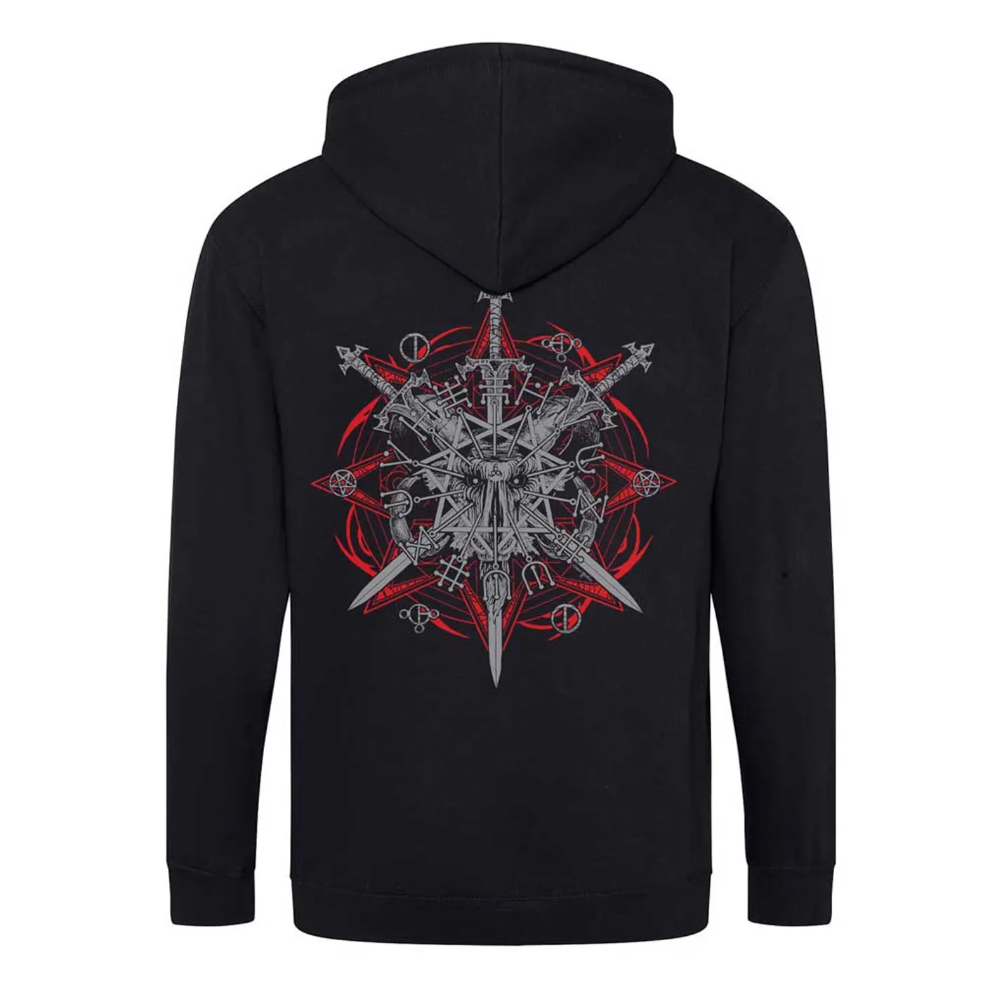 Incantation Triple Swords Zip Hoodie