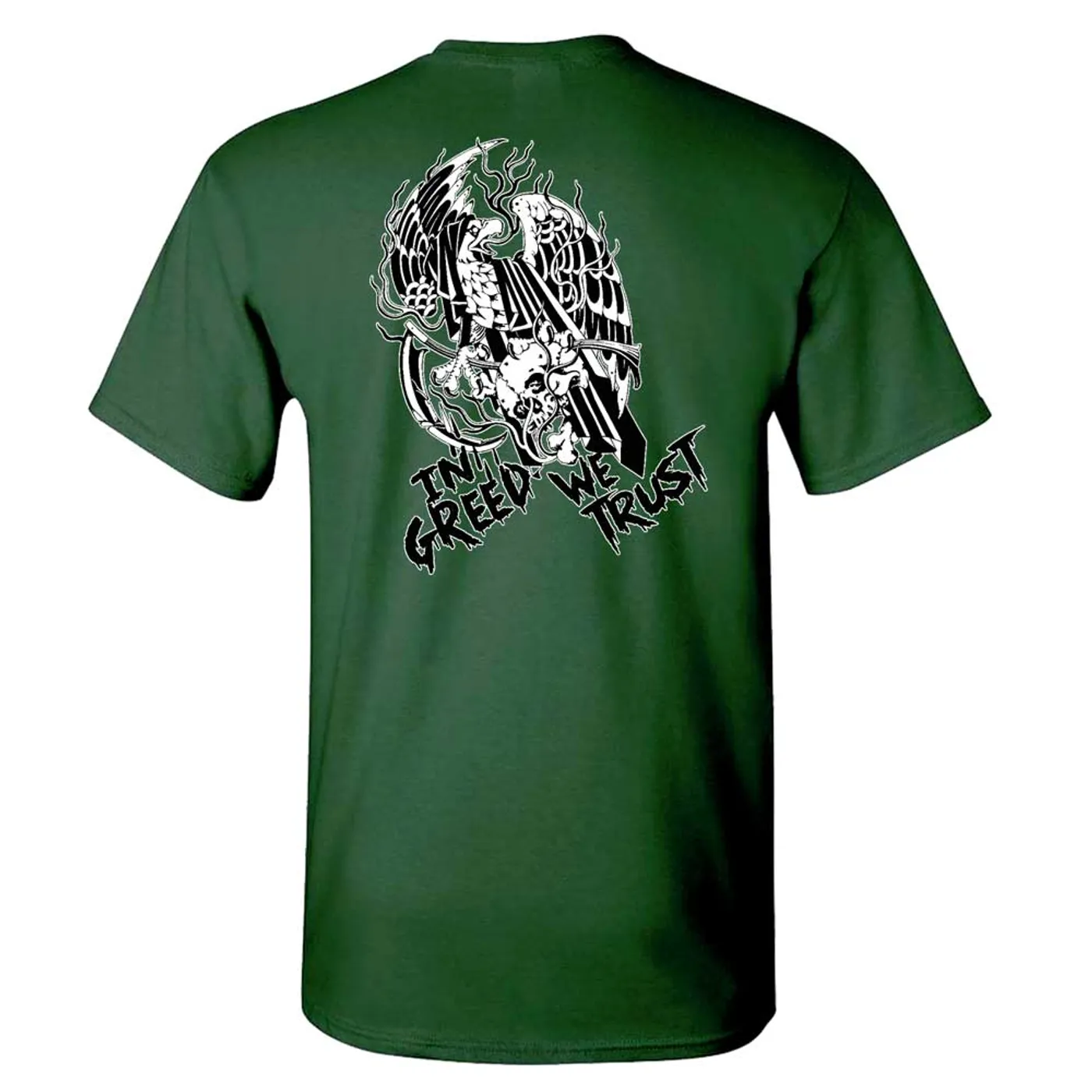 Iron Reagan Eagle - In Greed We Trust T-Shirt