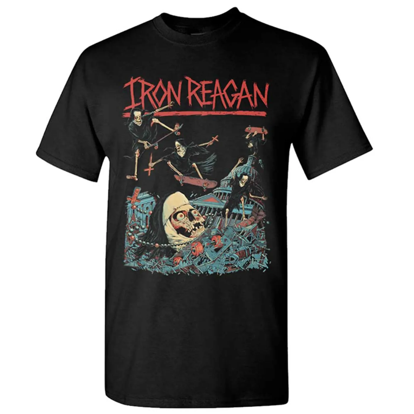 Iron Reagan Grinding Nuns T-shirt