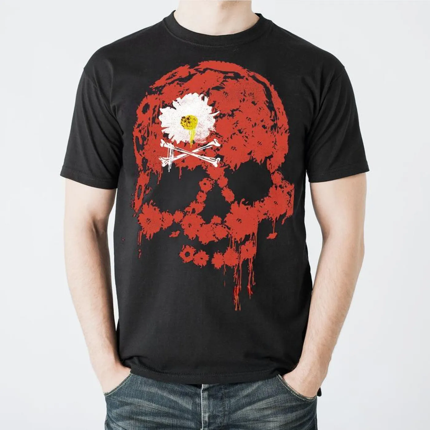 The Dead Daisies Red Skull T-Shirt