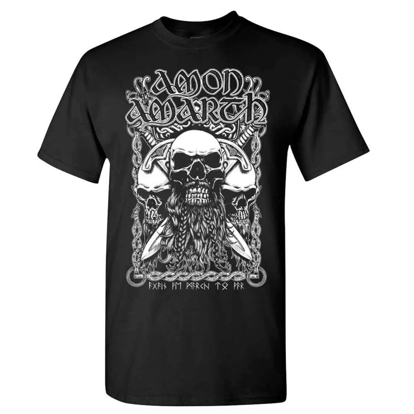 Amon Amarth Bearded Skull T-Shirt