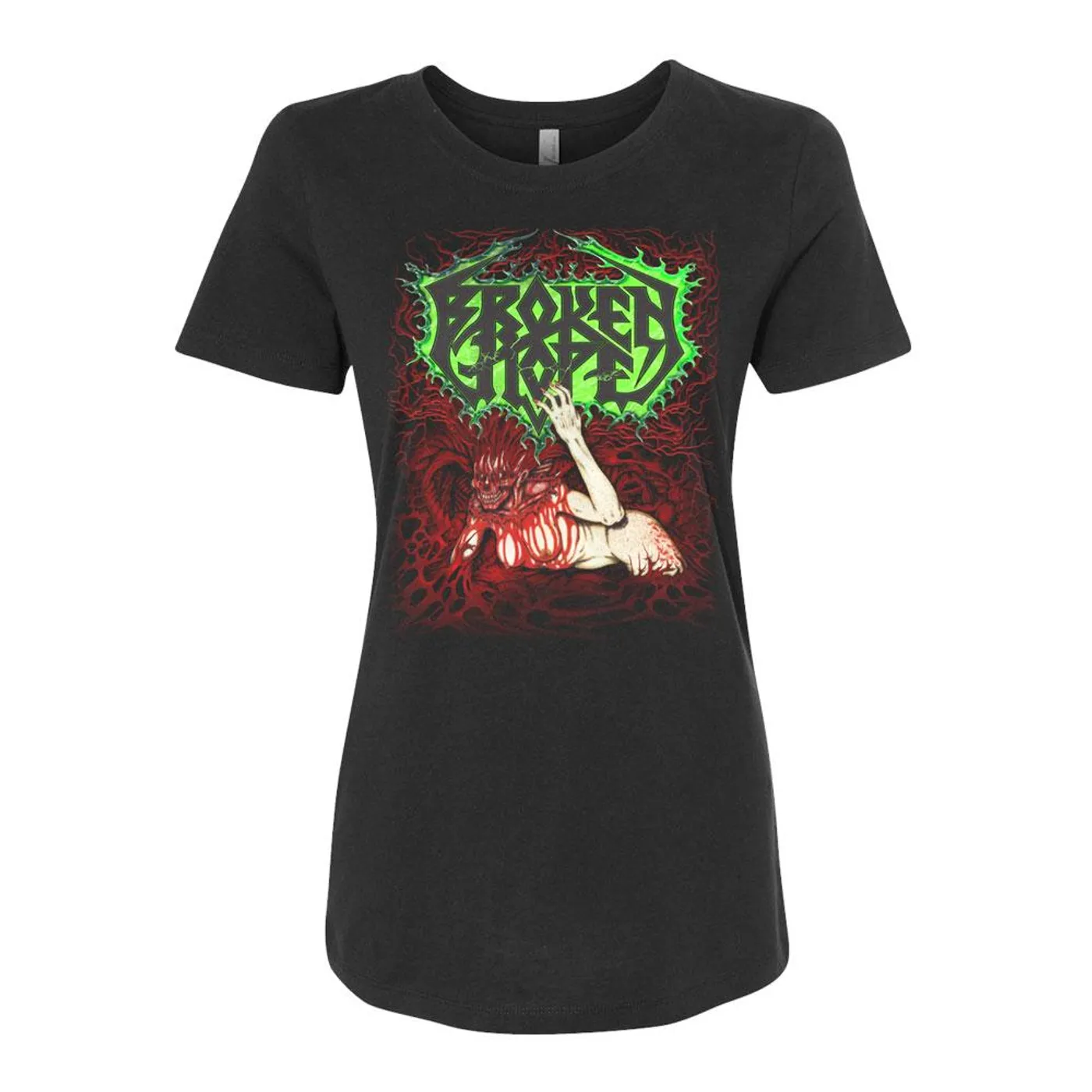 Broken Hope Bowels Bitch Ladies T-Shirt