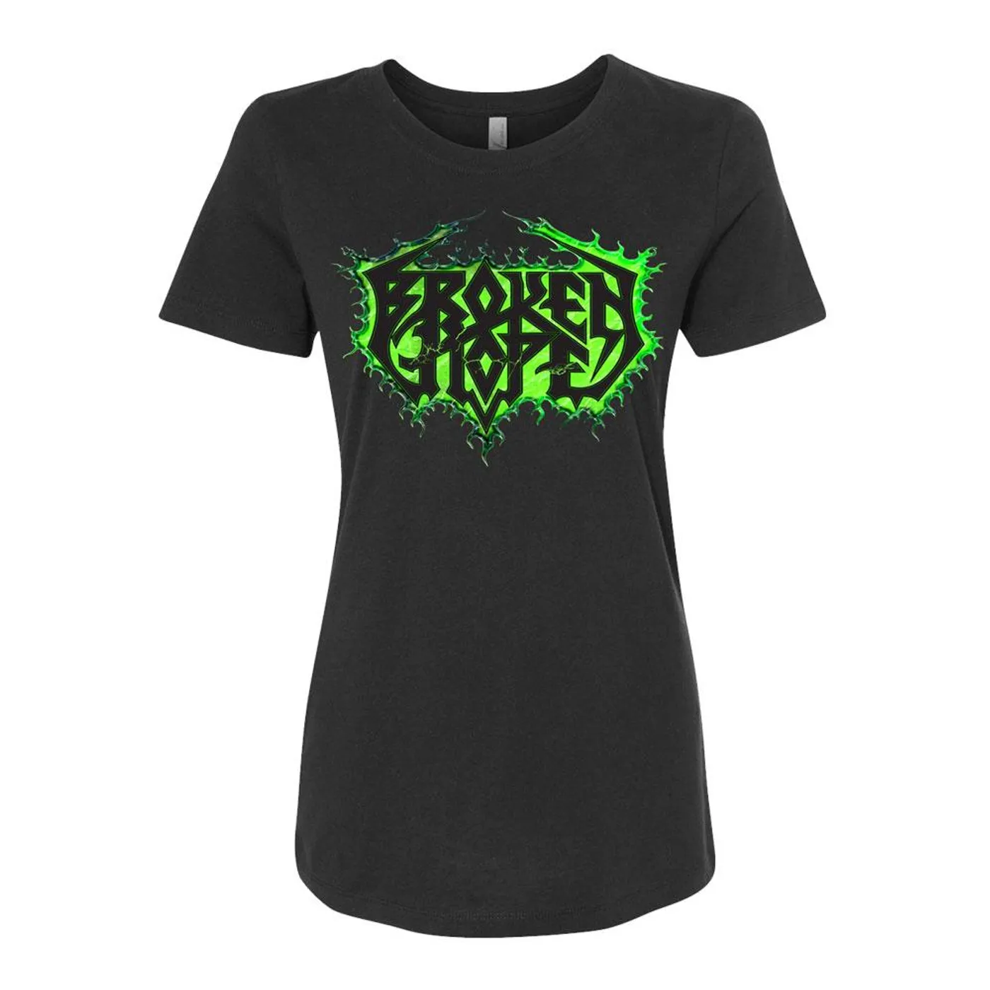 Broken Hope Logo Black Ladies T-Shirt