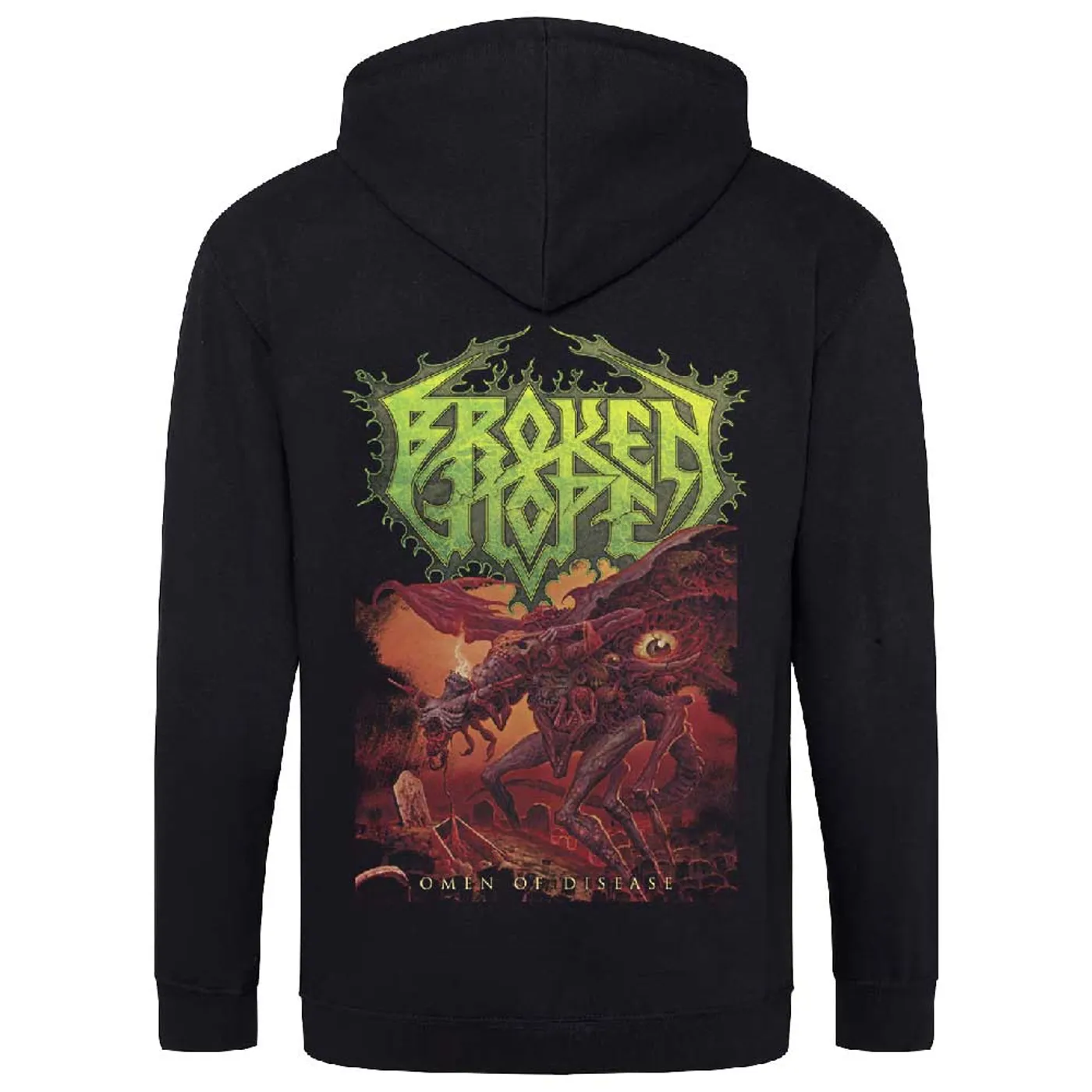 Broken Hope Logo Omen Zip Hoodie