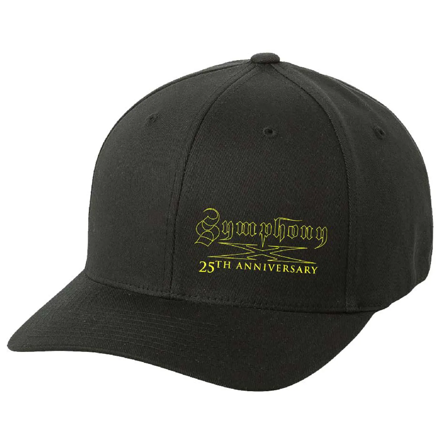 Symphony X 25th Anniversary - Yellow Logo Flex Fit Hat