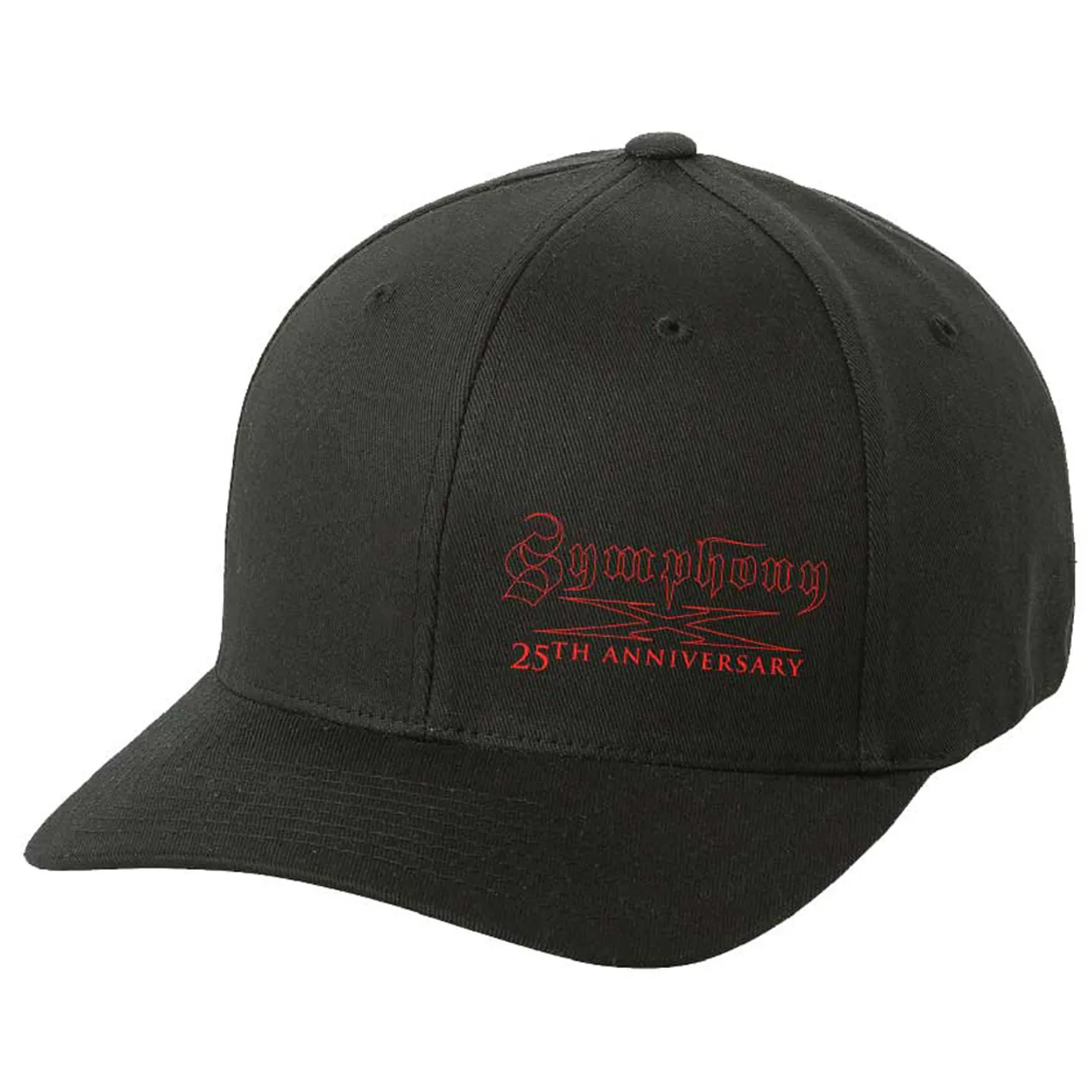 Symphony X 25th Anniversary - Red Logo Flex Fit Hat