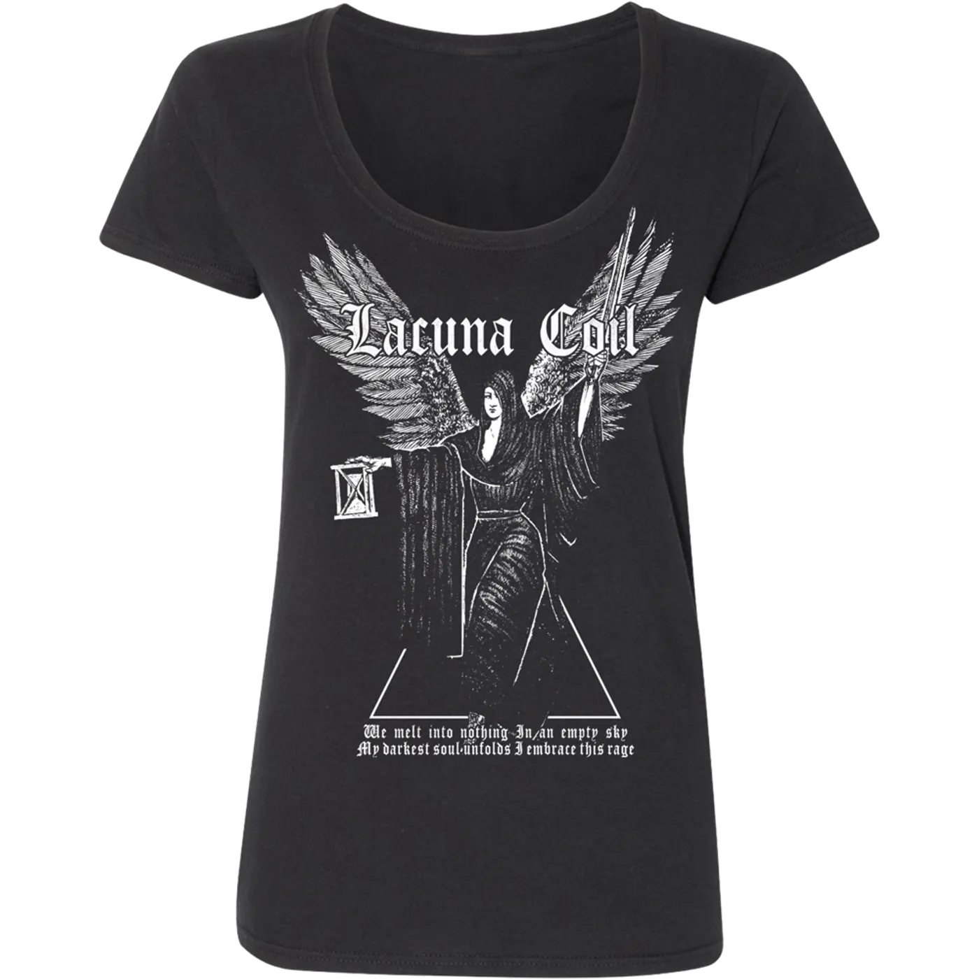 Lacuna Coil Embrace the Rage Ladies T-Shirt