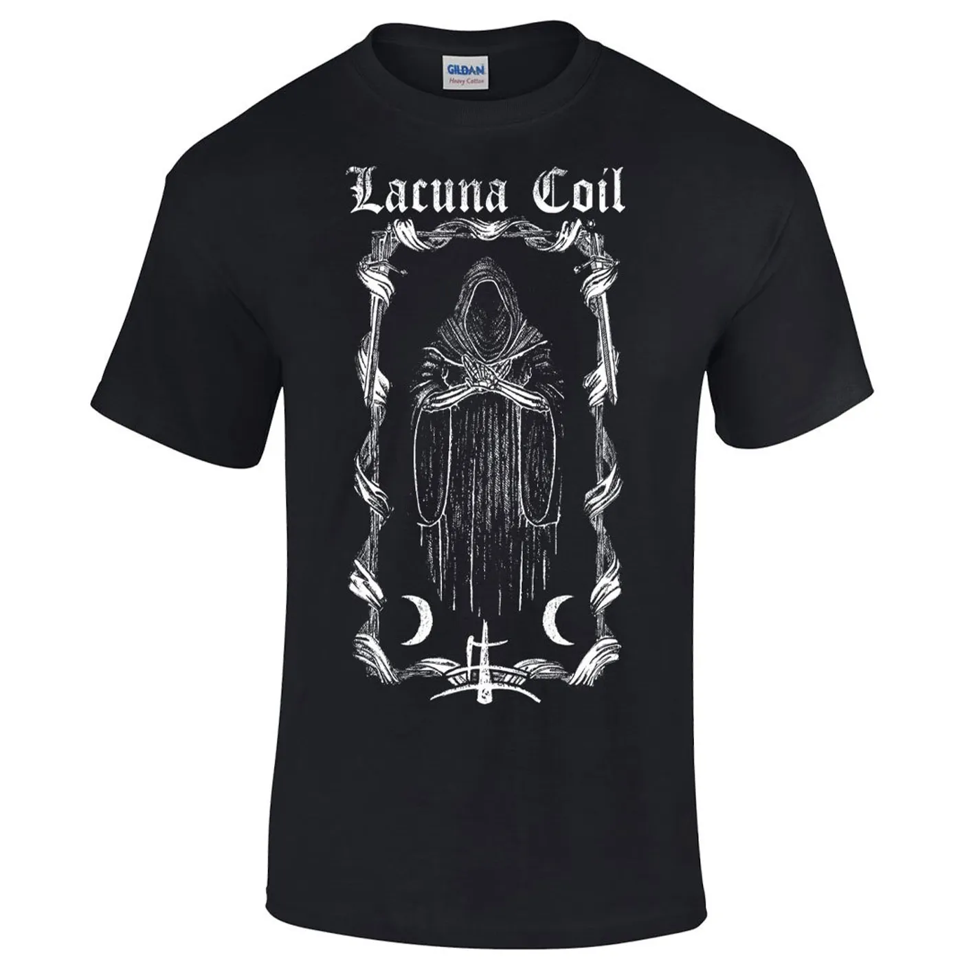 Lacuna Coil Black Feathers T-Shirt