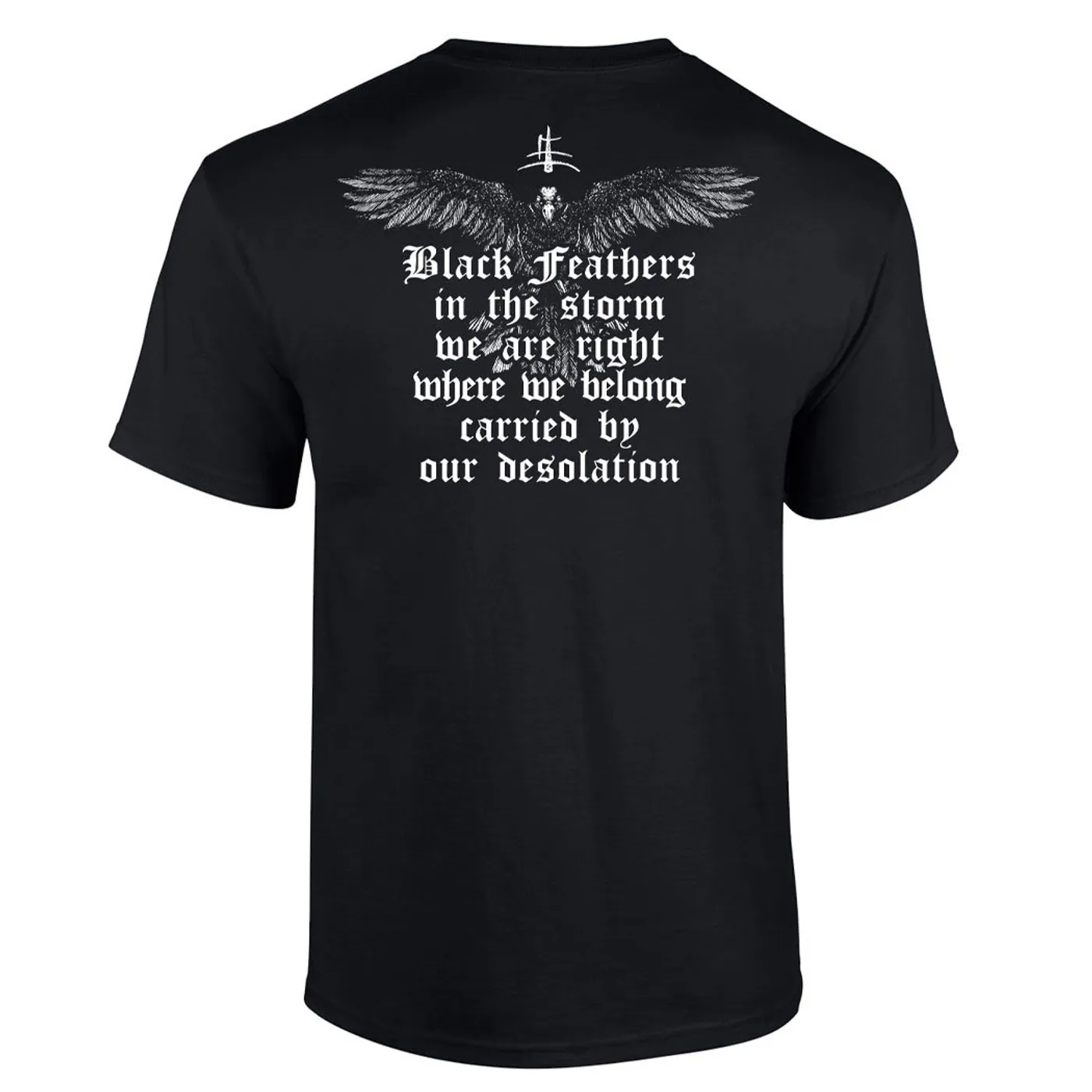 Lacuna Coil Black Feathers T-Shirt