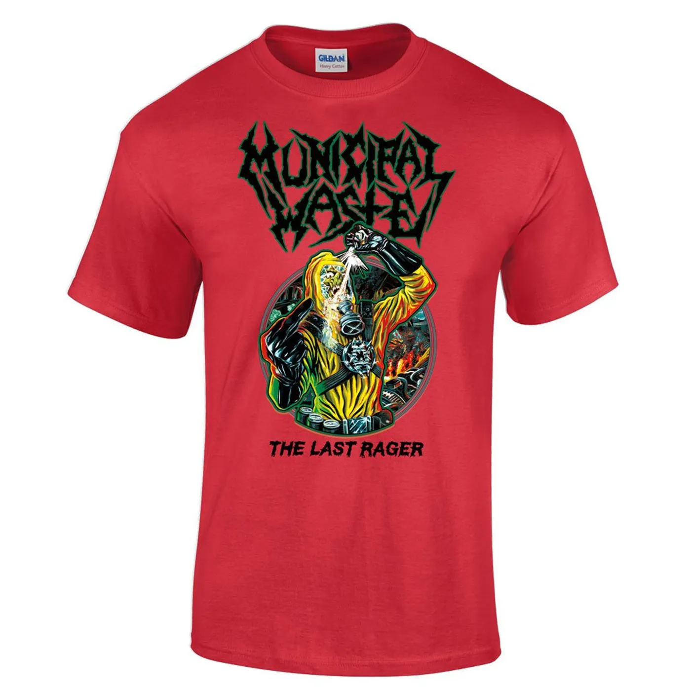 Municipal Waste Last Rager T-Shirt - Red