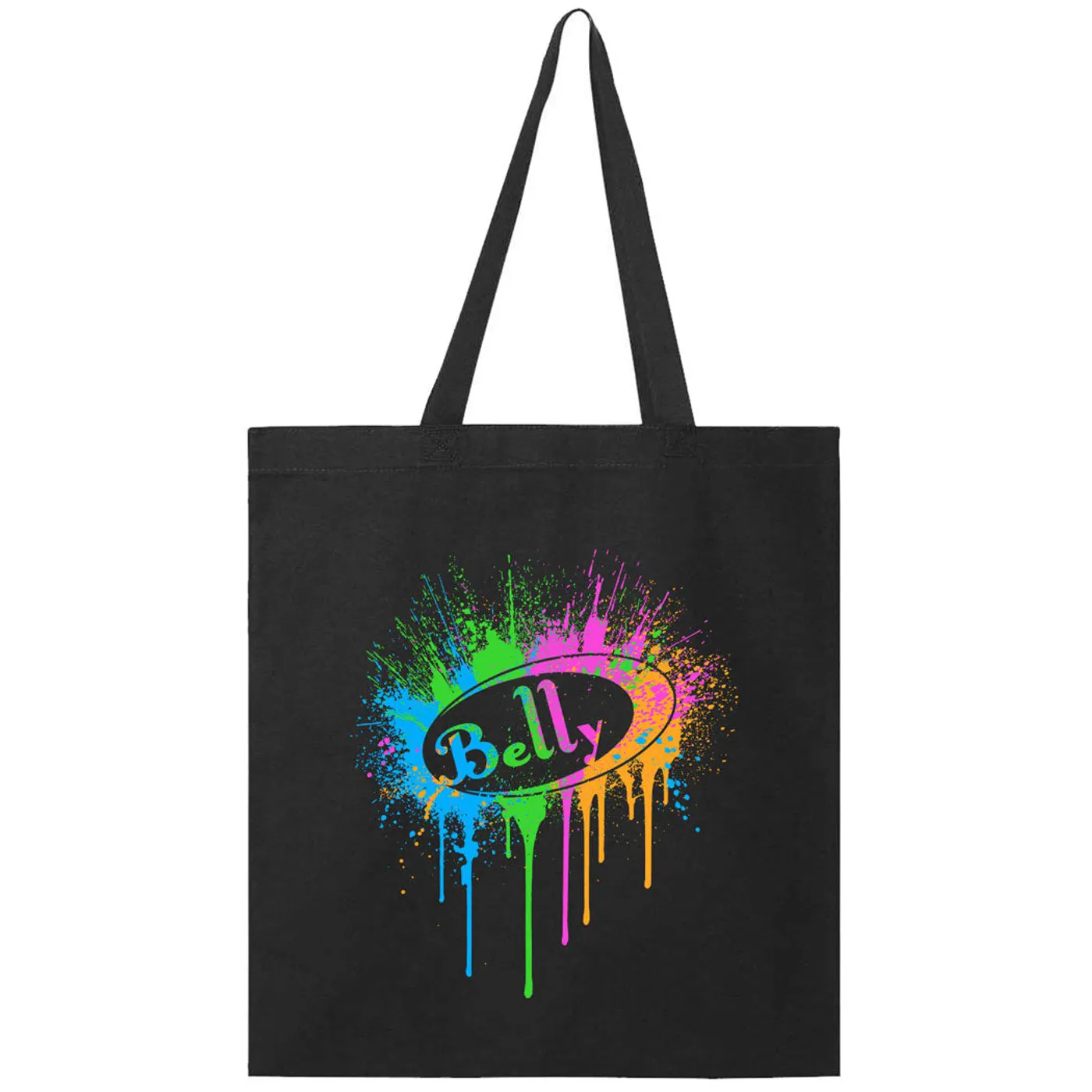 Belly Neon Splat Logo Tote