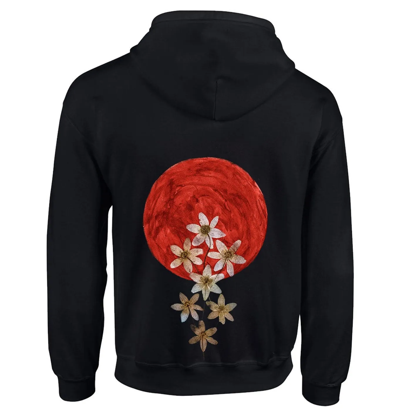Swallow The Sun Moon Flowers Zip Hoodie