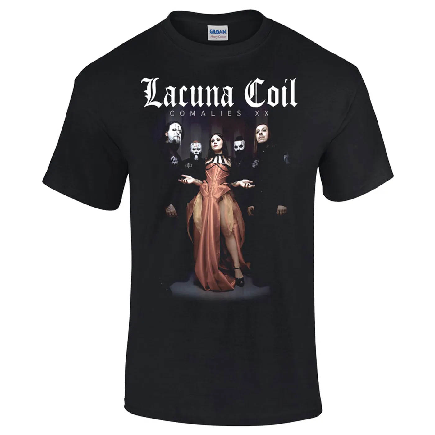Lacuna Coil Comalies XX Band Photo T-Shirt