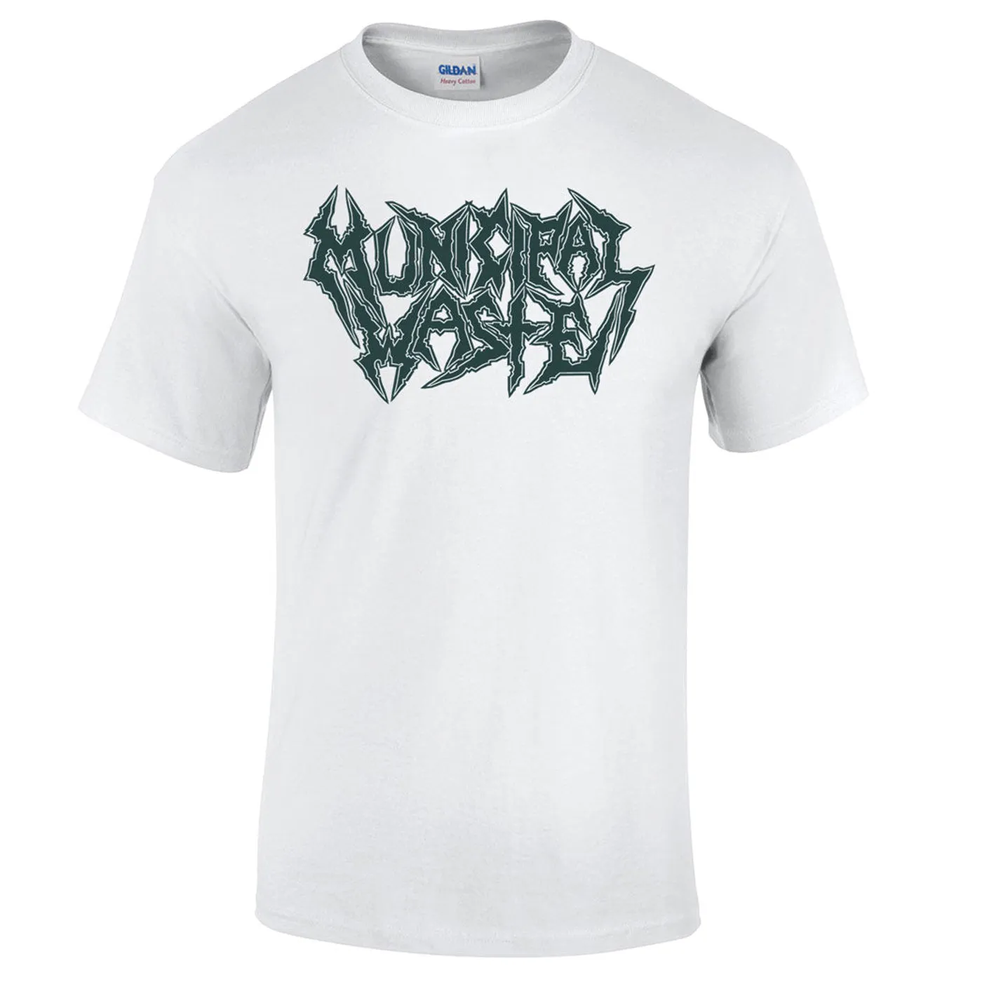Municipal Waste Logo T-Shirt - White