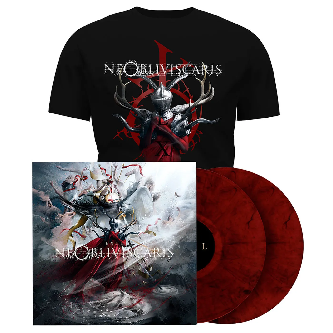 Ne Obliviscaris Exul Knight Tee & Dracula 2LP Bunde - Patreon Exclusive