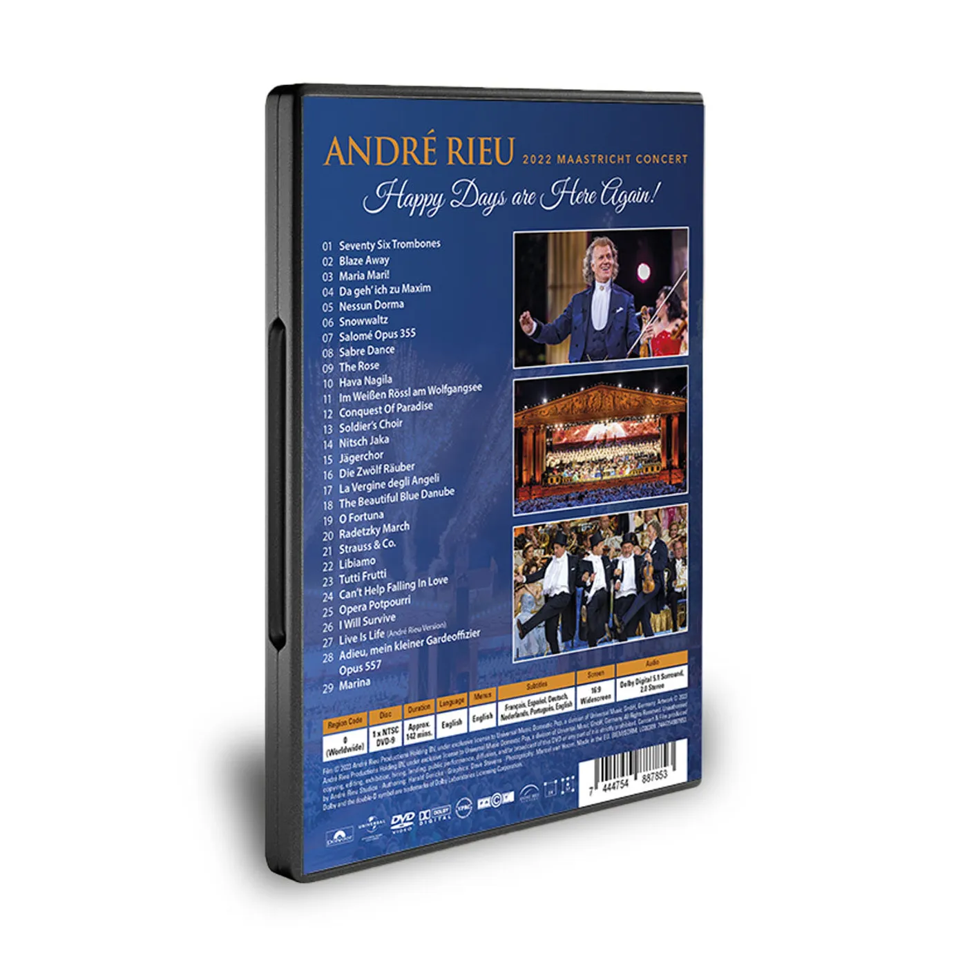 ANDRÉ RIEU Happy Days are Here Again DVD
