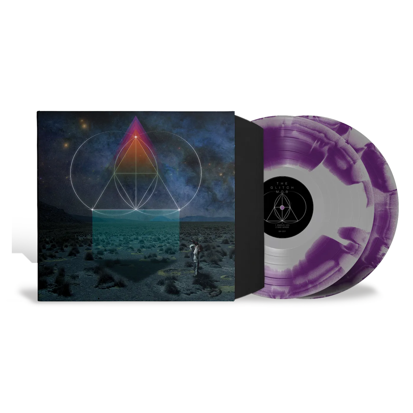 The Glitch Mob DRINK THE SEA PURPLE & SILVER VINYL