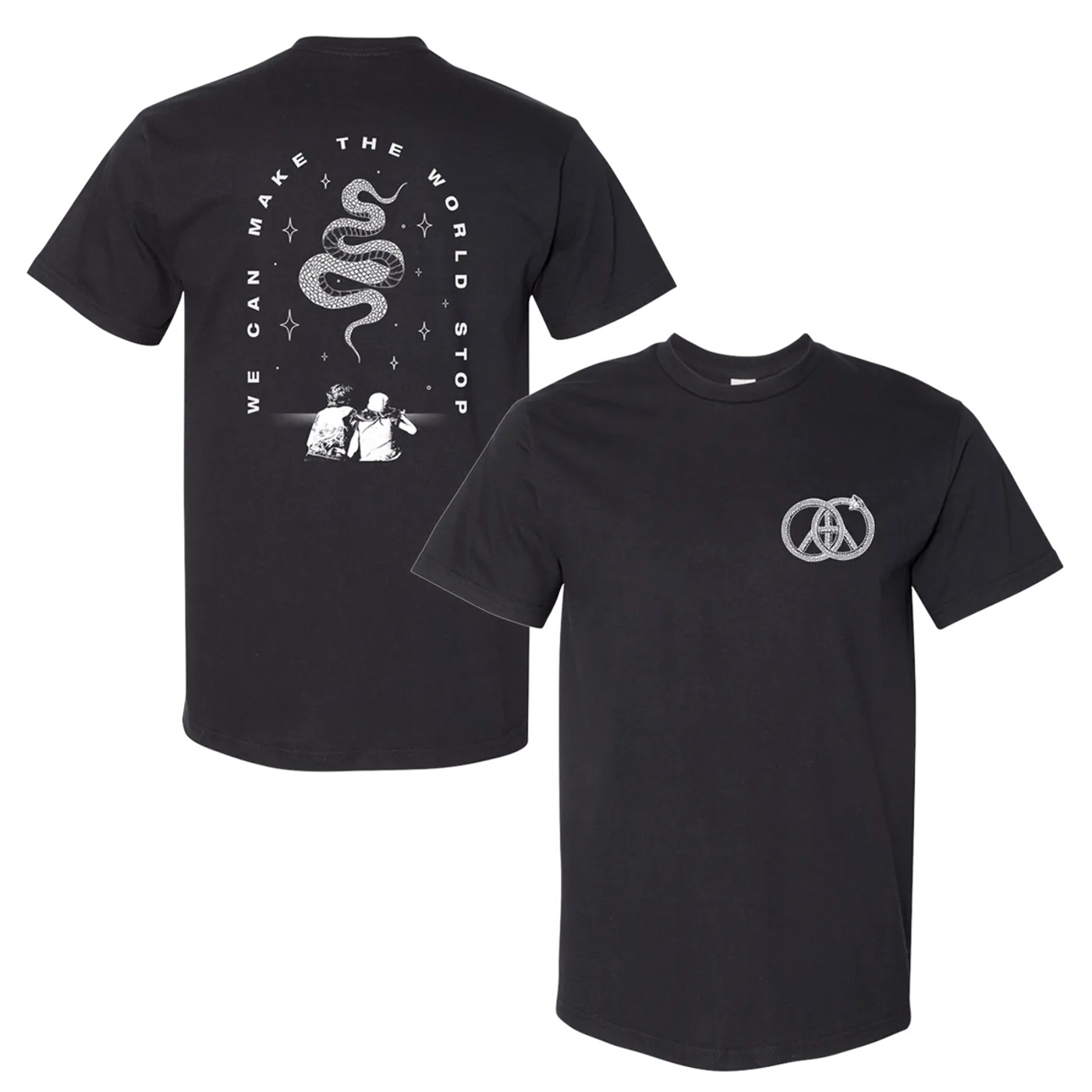 The Glitch Mob WE CAN MAKE THE WORLD STOP 10 YEAR ANNIVERSARY T-SHIRT