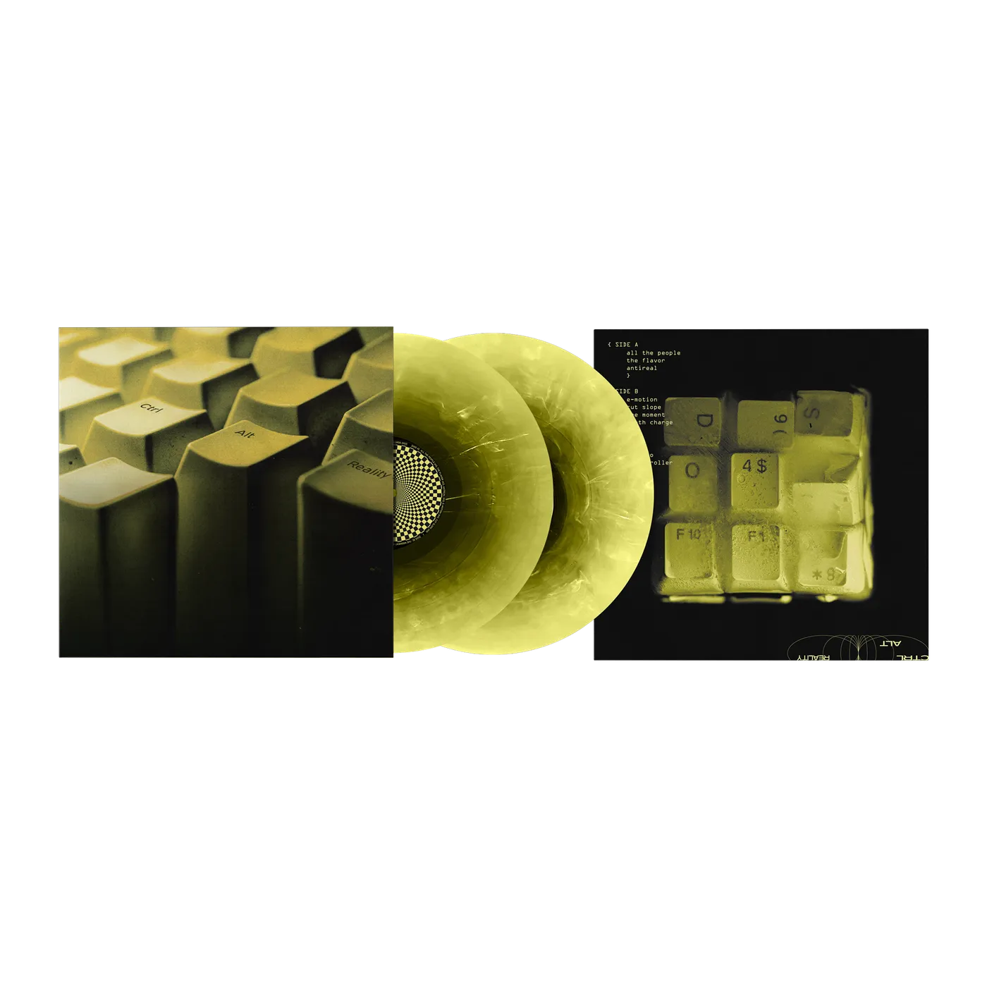 The Glitch Mob CTRL ALT REALITY VINYL (YELLOW MARBLE / SMOKE)