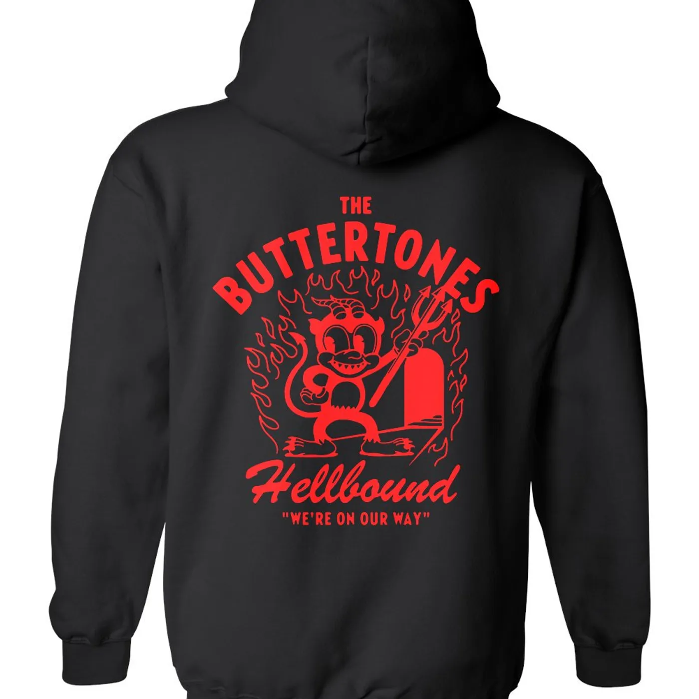 The Buttertones HELLBOUND HOODIE BLACK 1 3XL LEFT!