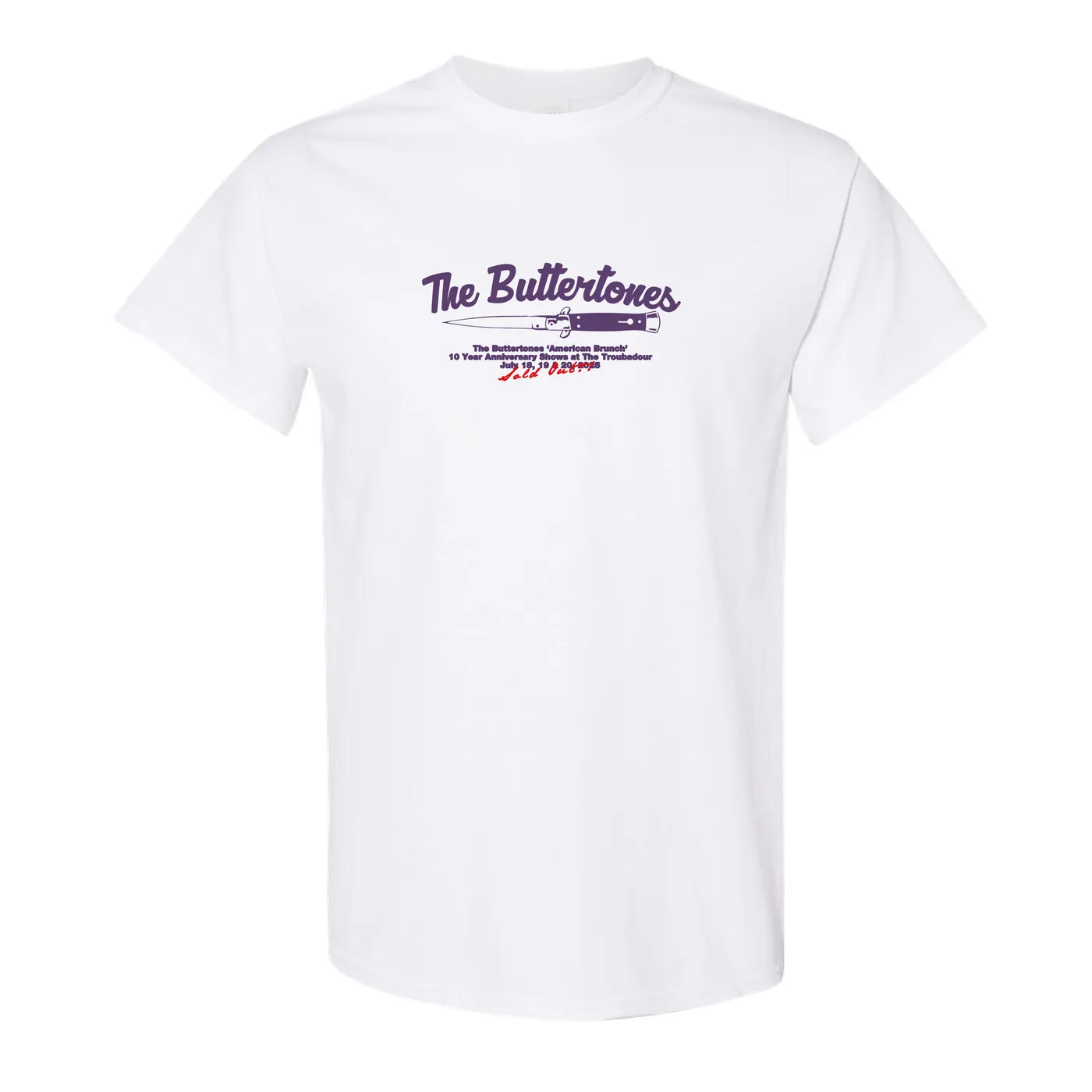 The Buttertones AMERICAN BRUNCH TROUBADOUR TEE