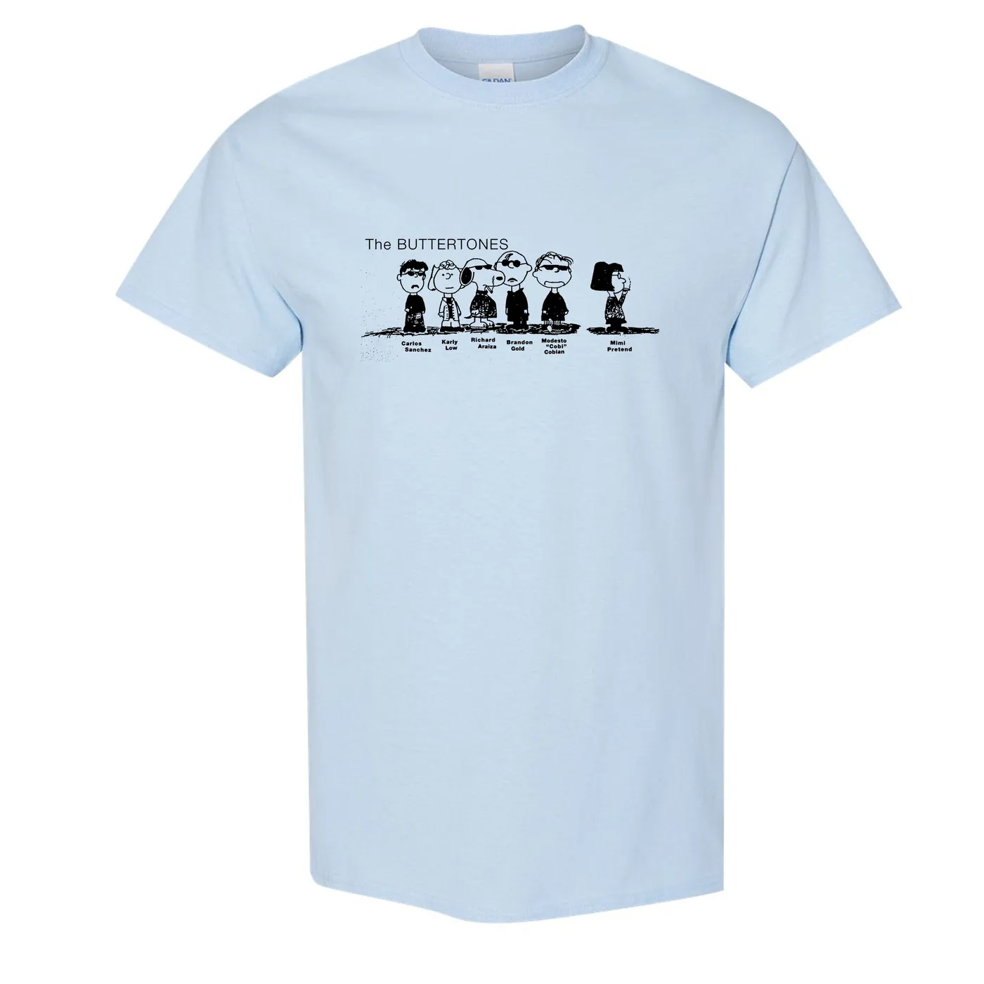 The Buttertones PEANUTS TEE BLUE