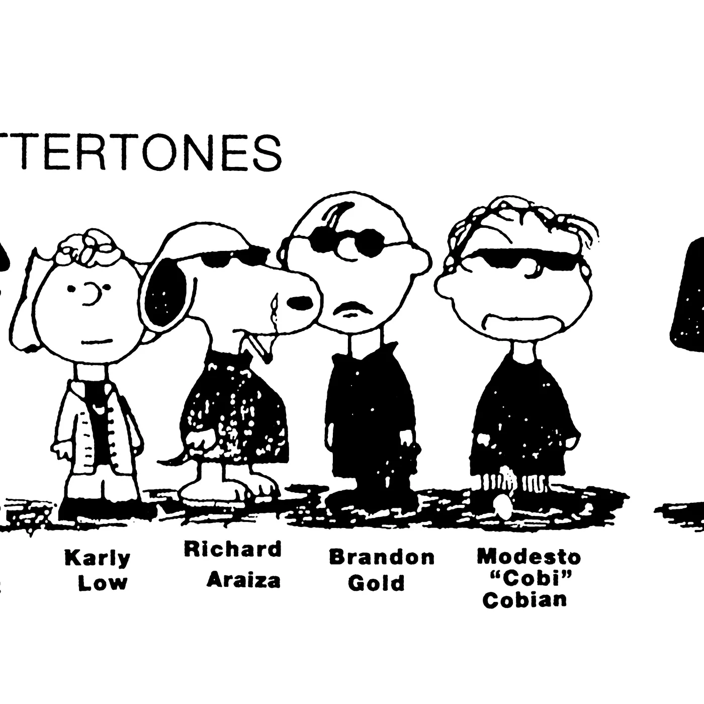 The Buttertones PEANUTS TEE WHITE