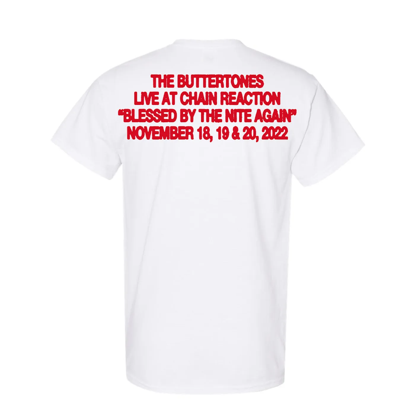 The Buttertones CHAIN TEE WHITE