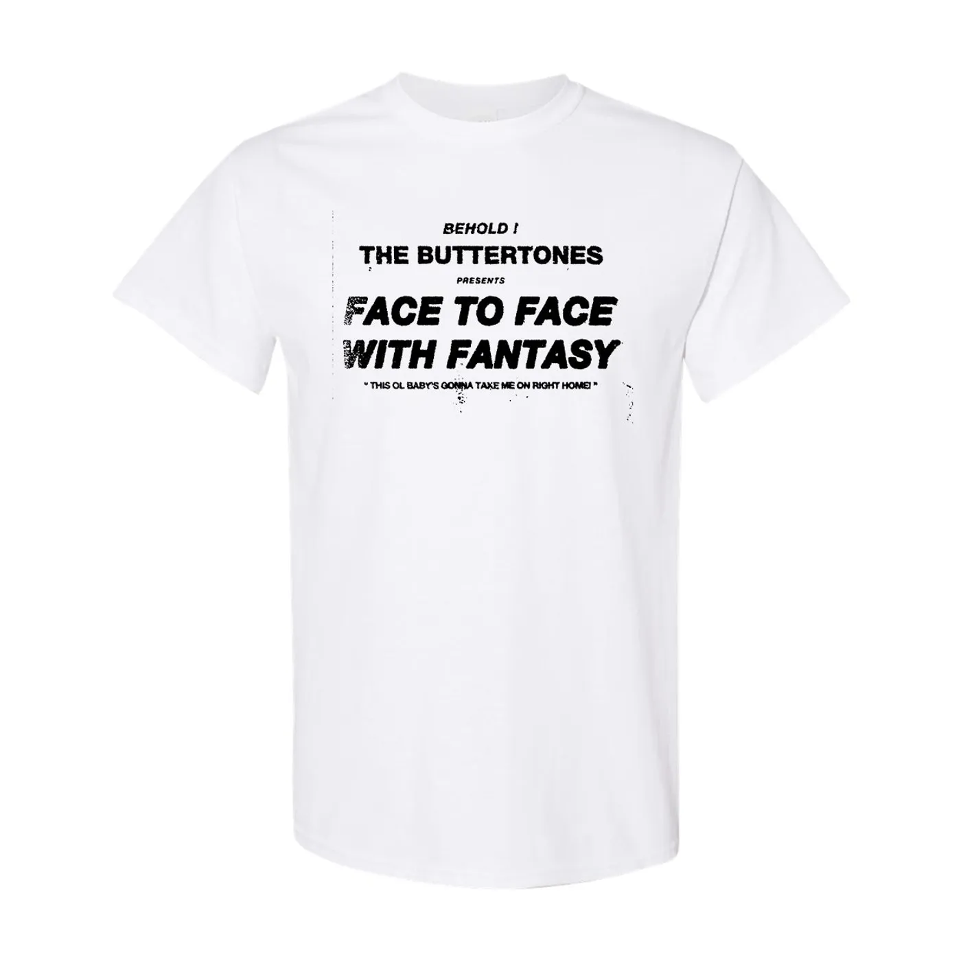 The Buttertones BEHOLD! TEE WHITE