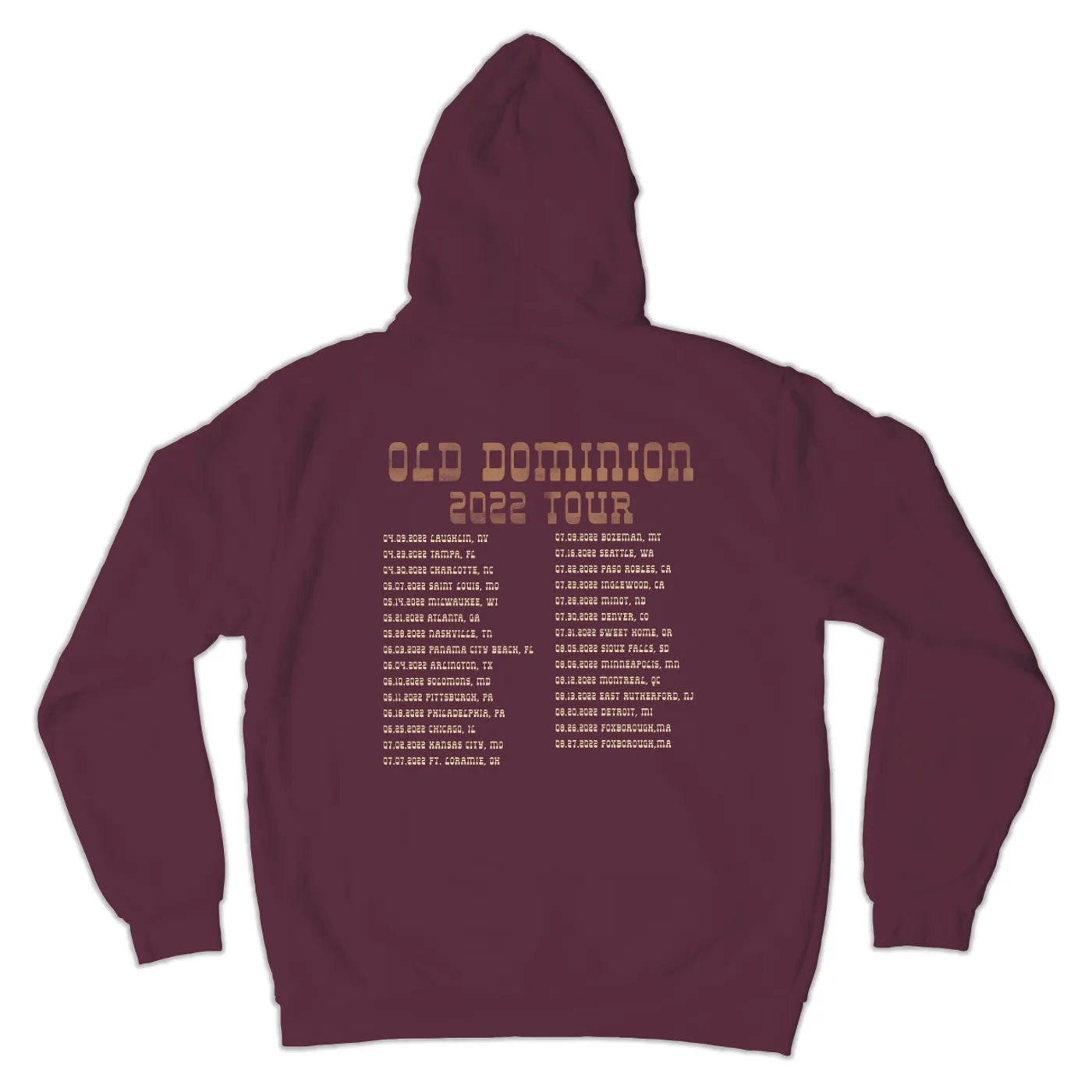Old Dominion 2022 Tour Hoodie