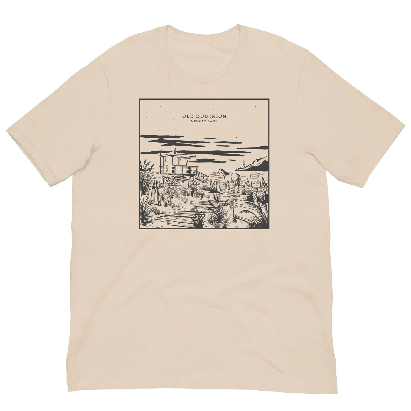 Old Dominion Memory Lane Sketch Tee