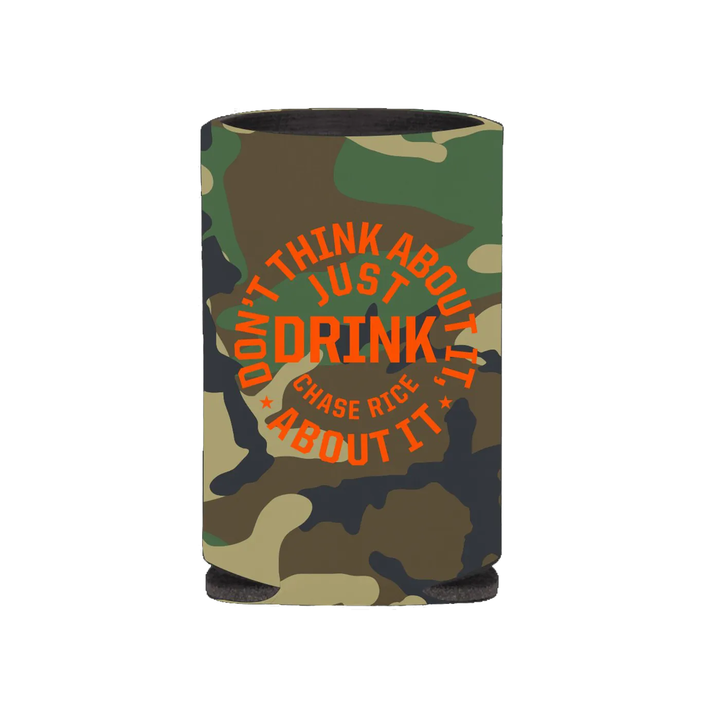 Chase Rice Just Drink Camo Drink Cooler