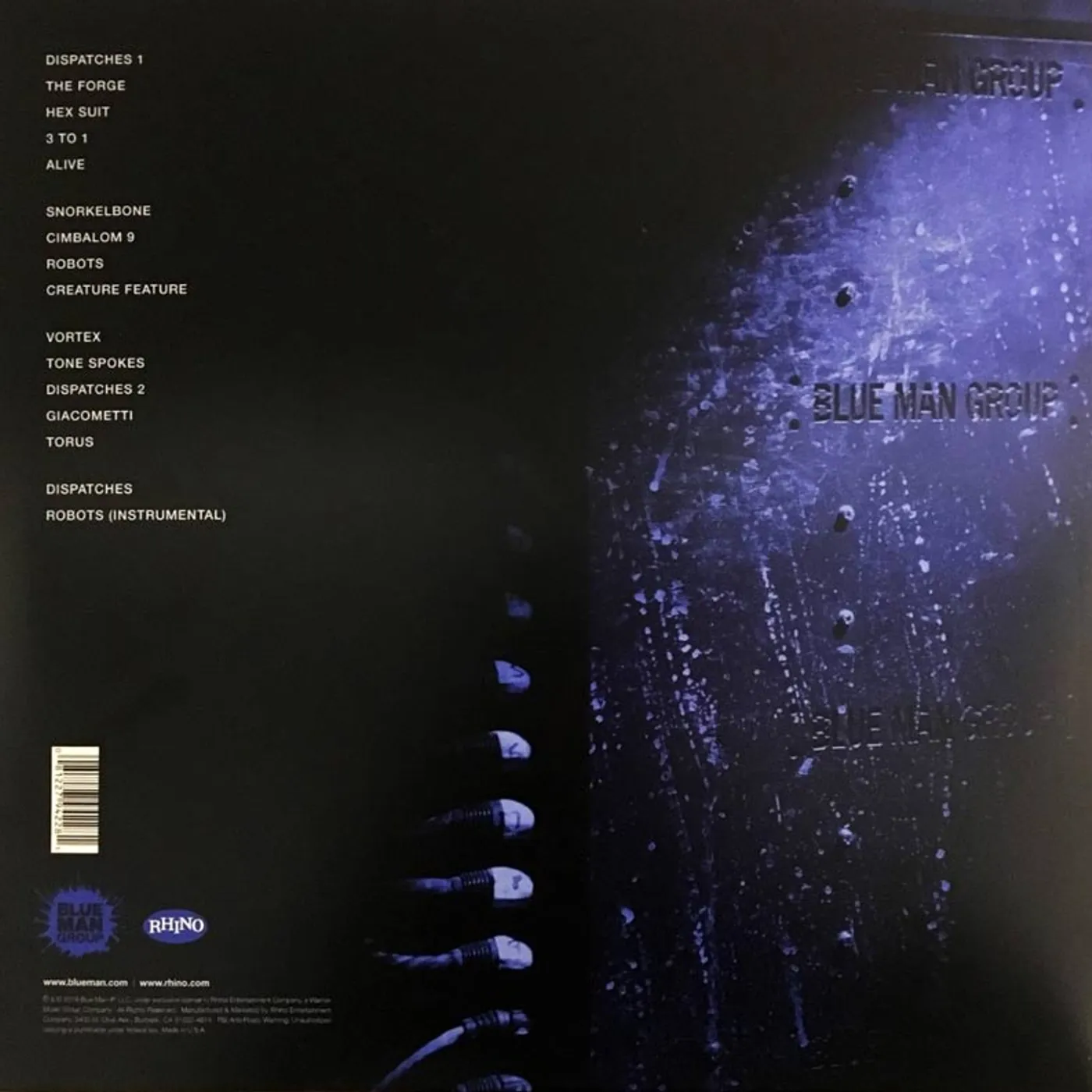 Blue Man Group Three 2xLP Vinyl