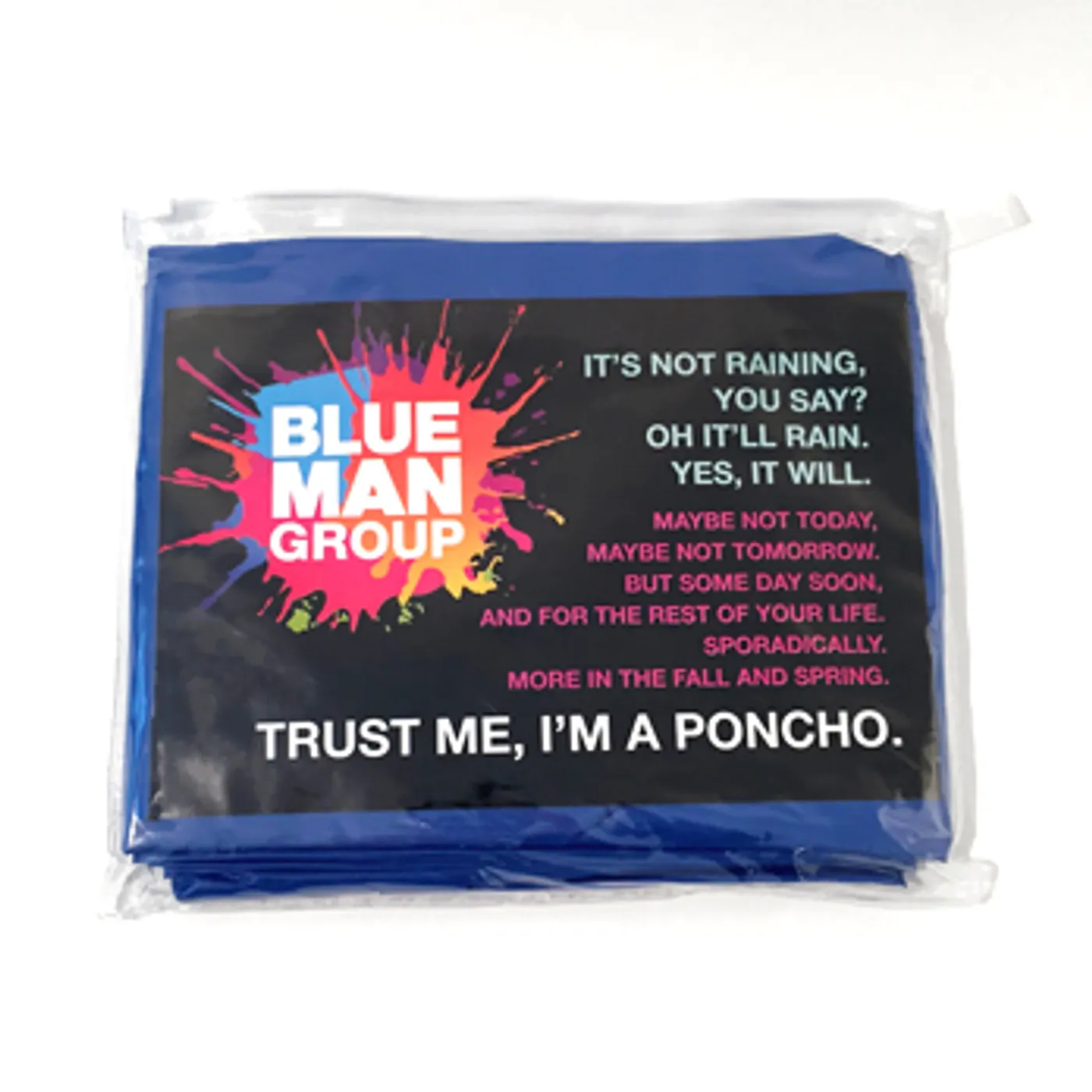 Blue Man Group Poncho