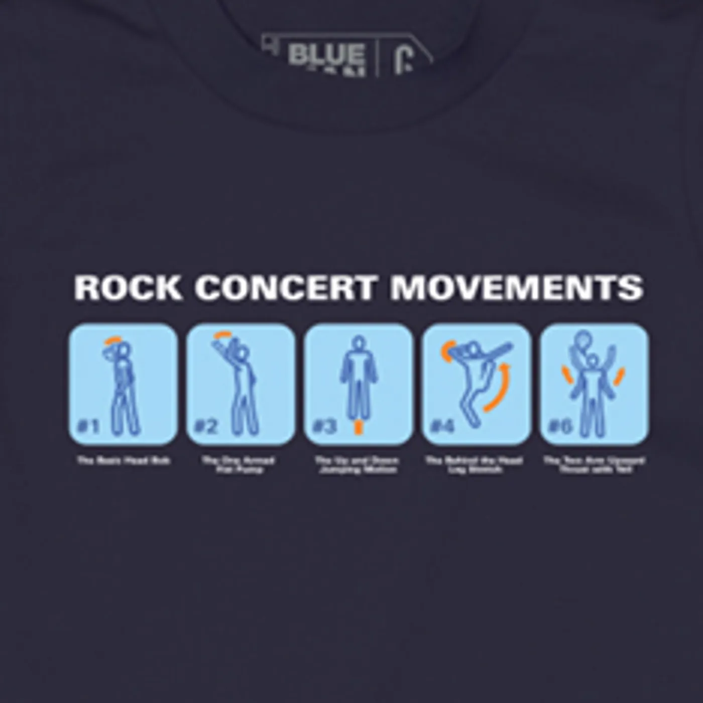 Blue Man Group Rock Moves Youth T-Shirt