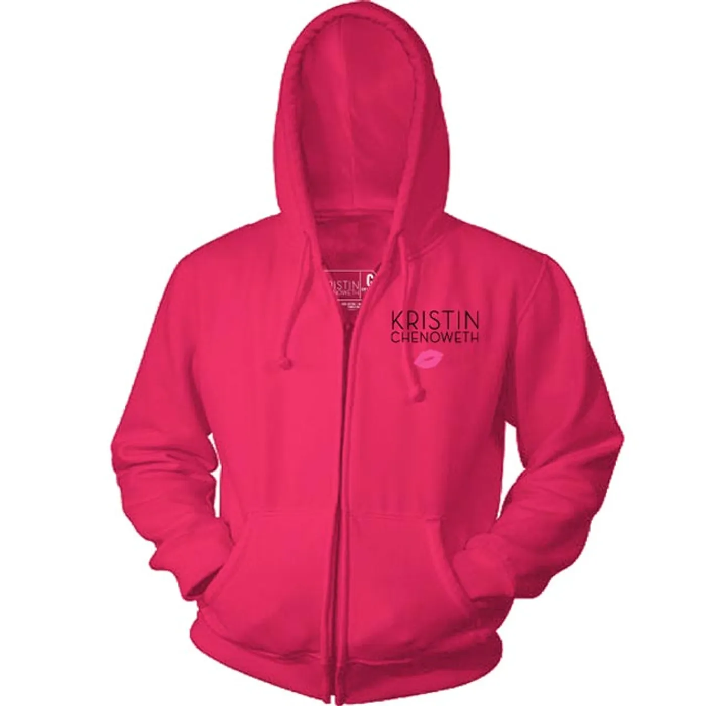 Gentlemans Guide Kristin Chenoweth Pink Zip Hoodie