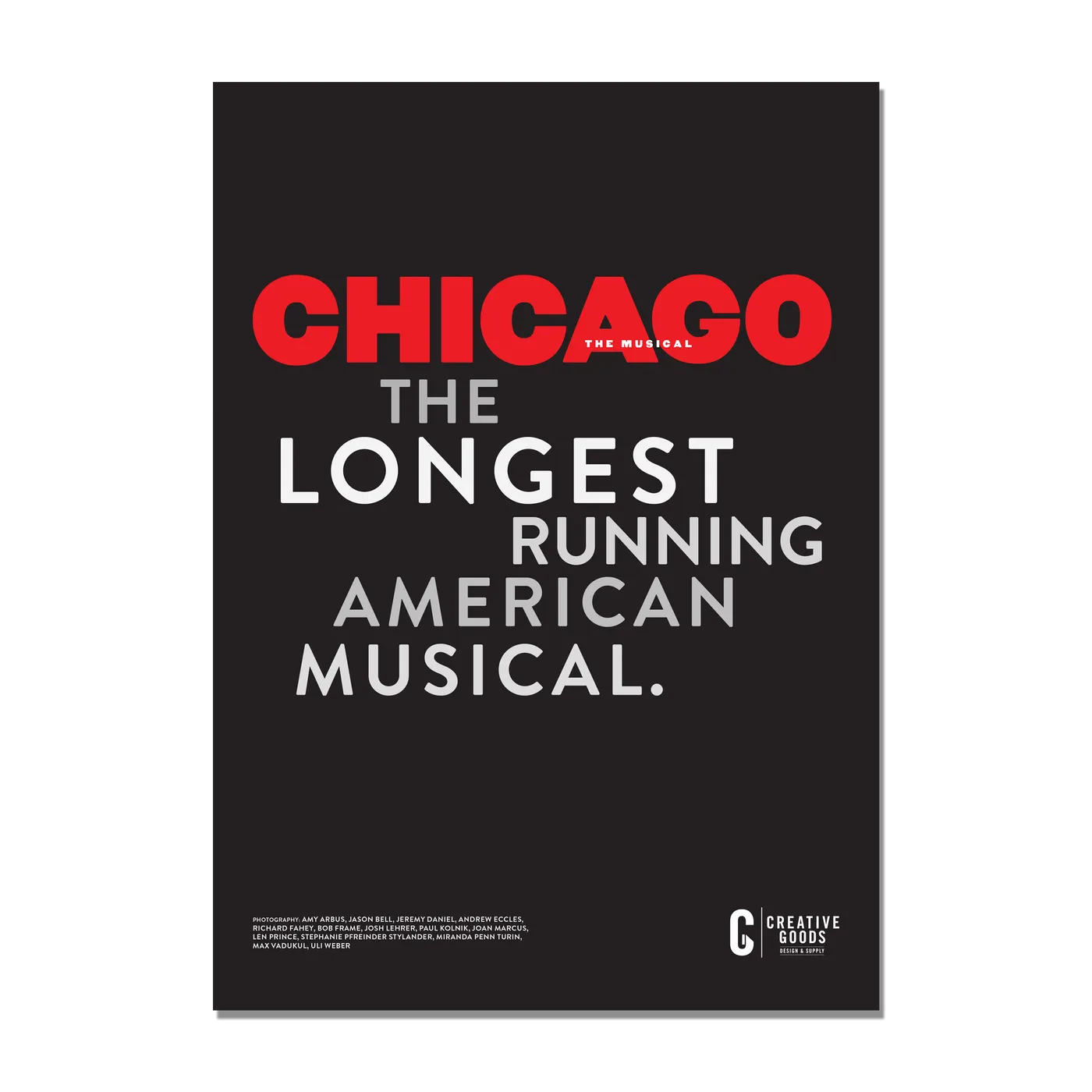 Chicago The Musical CHICAGO Souvenir Program Book