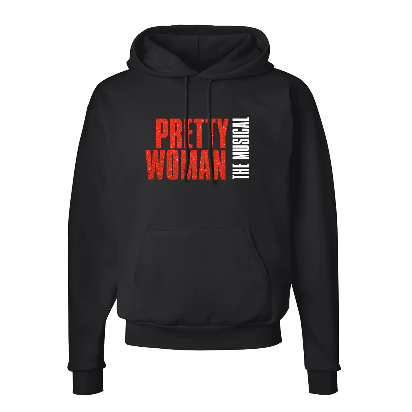 PRETTY WOMAN Logo Pullover Hoodie - Black