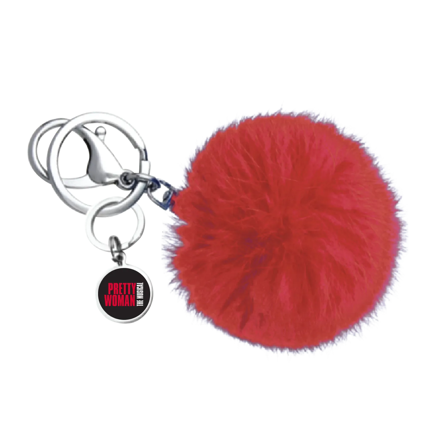 PRETTY WOMAN Pompom Keychain