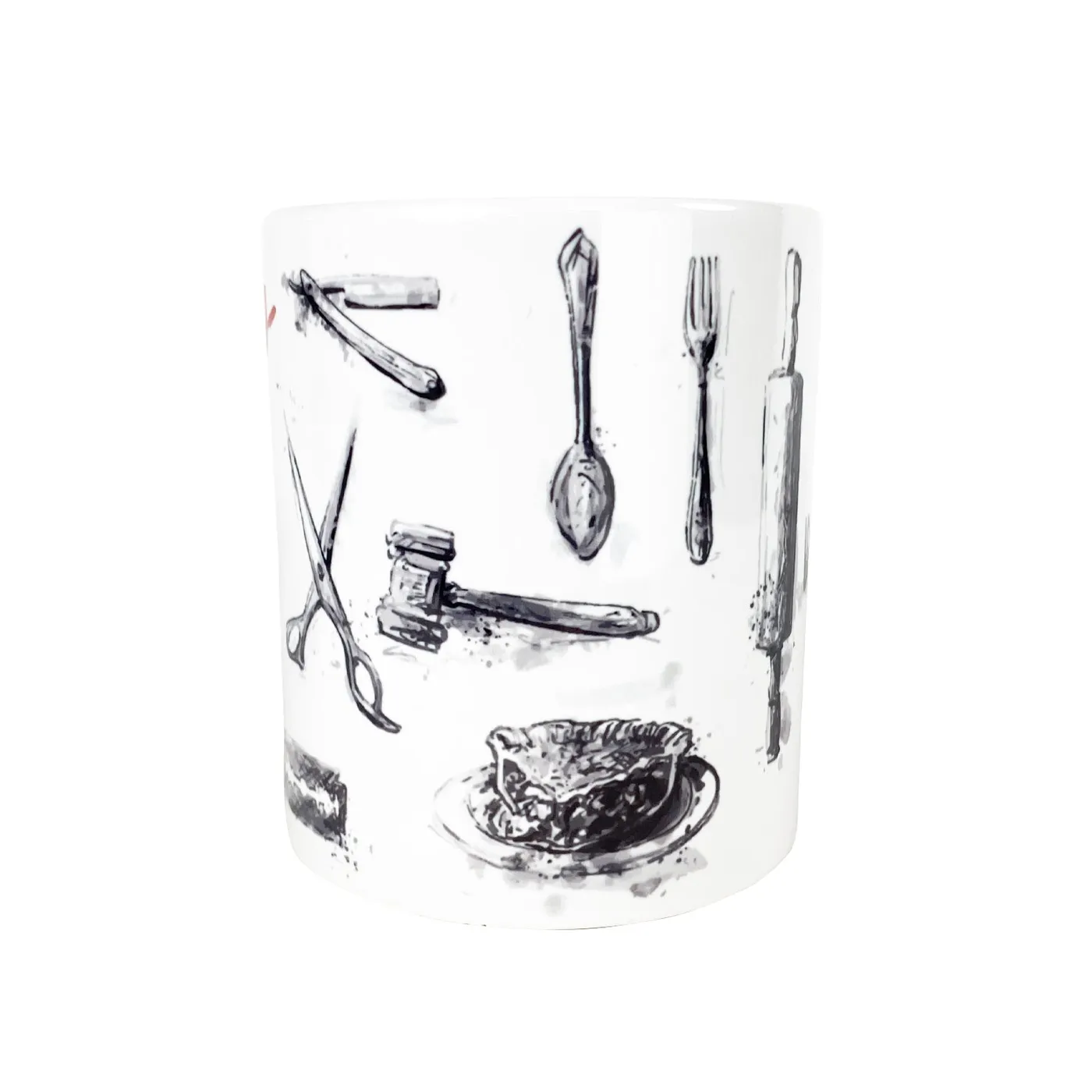 Sweeney Todd Pattern Mug