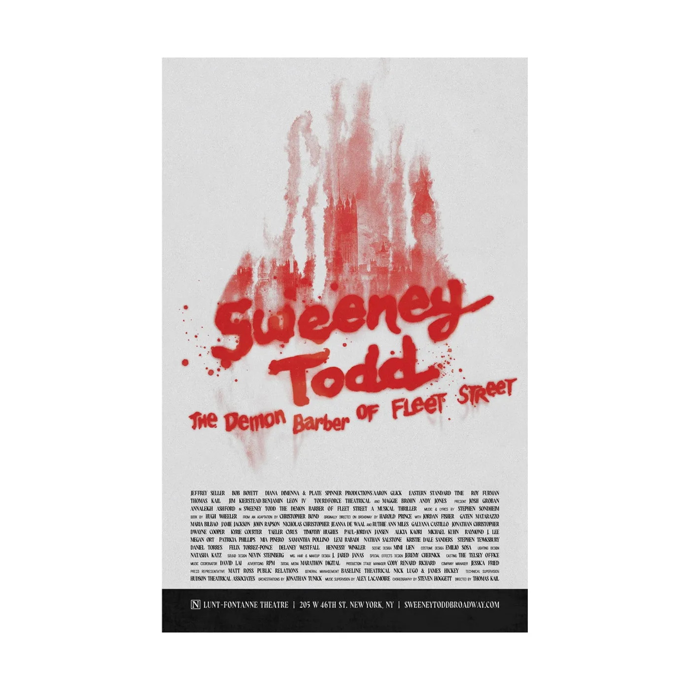 Sweeney Todd Windowcard