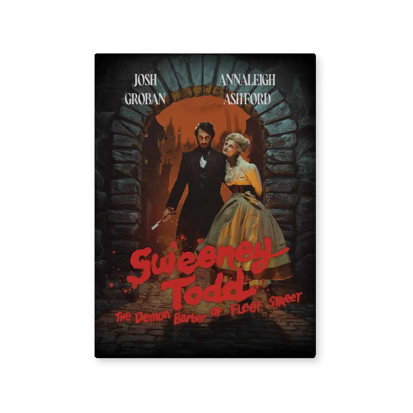 Sweeney Todd  Josh & Annaleigh Button Magnet