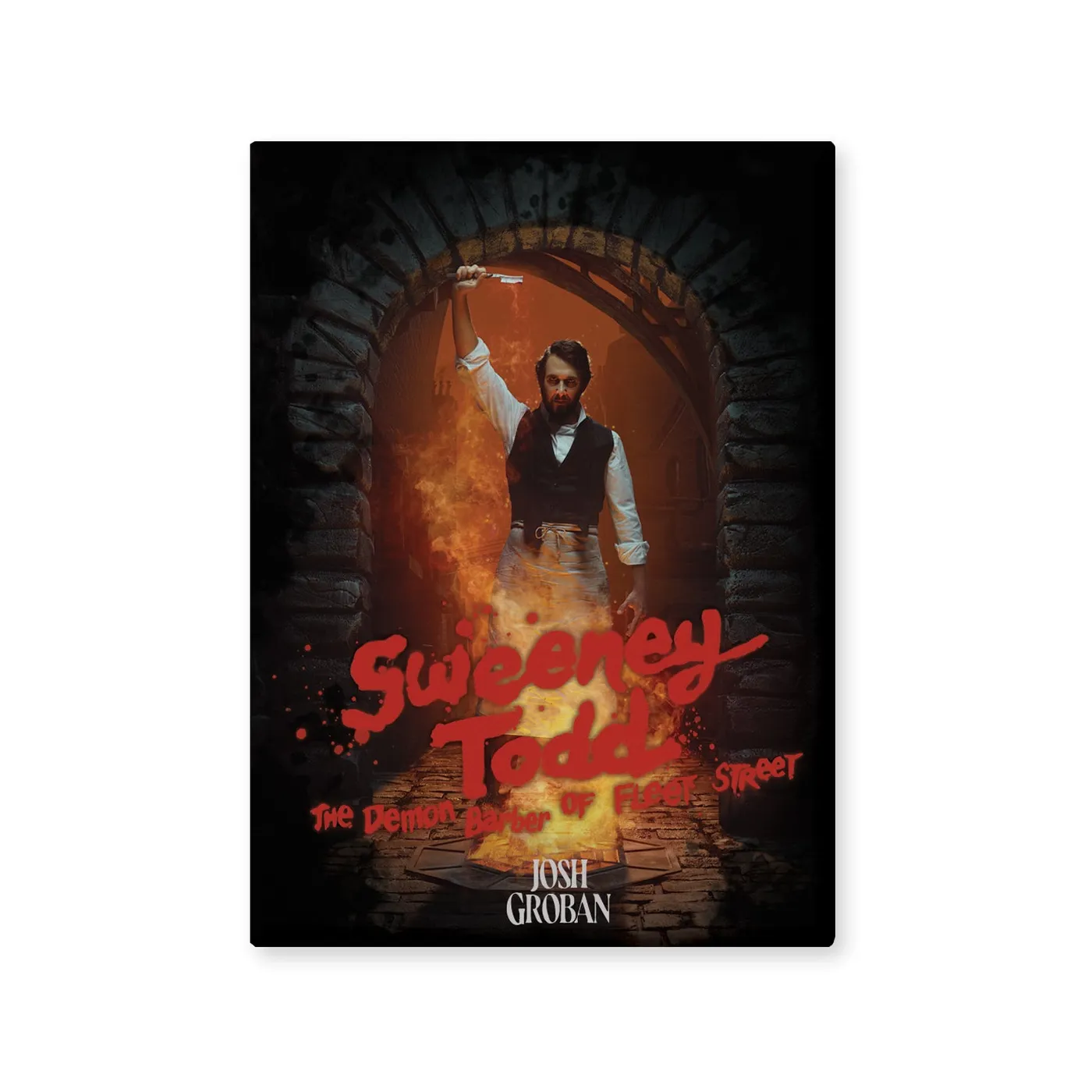 Sweeney Todd Josh Groban Button Magnet