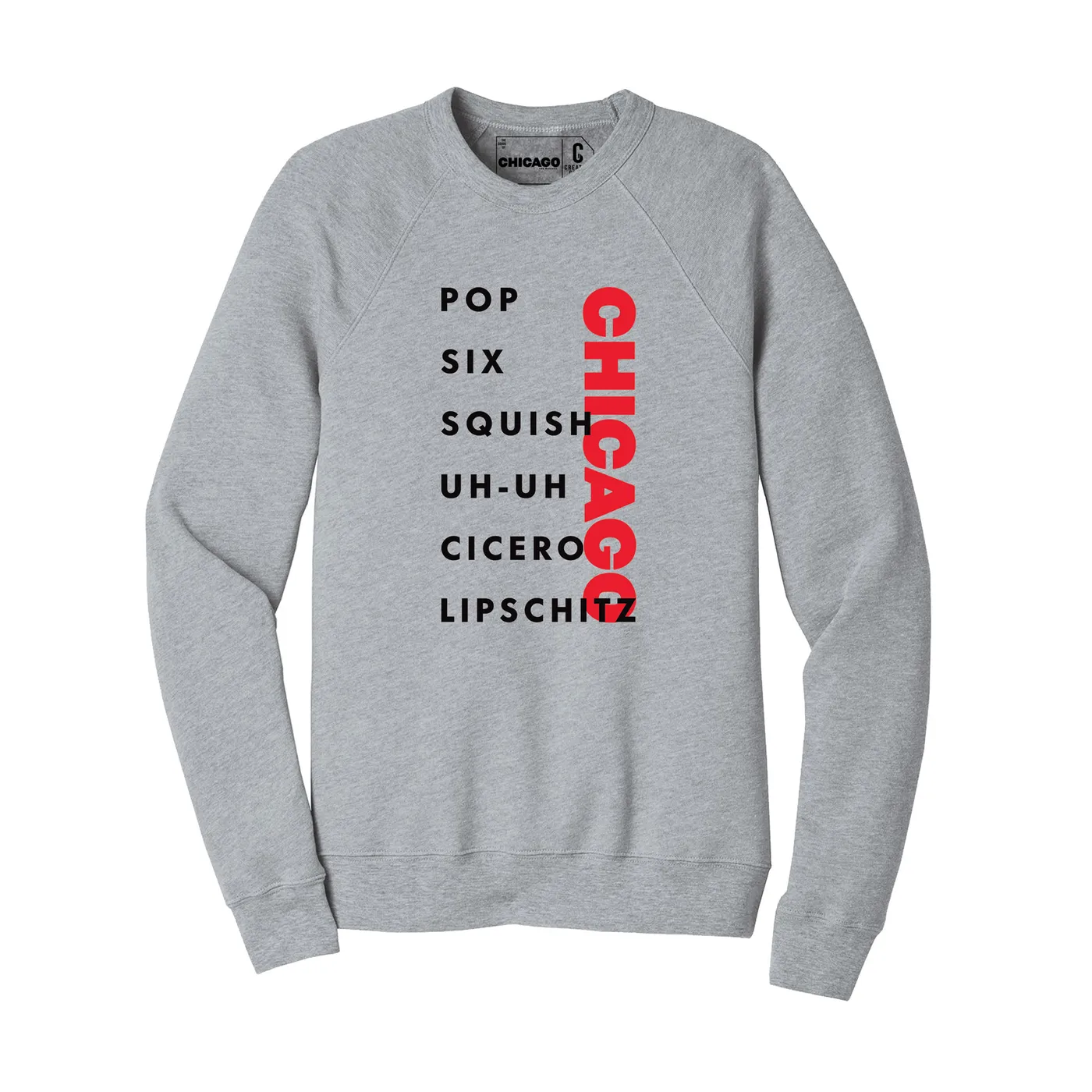 Chicago The Musical CHICAGO Lyrics Sweatshirt
