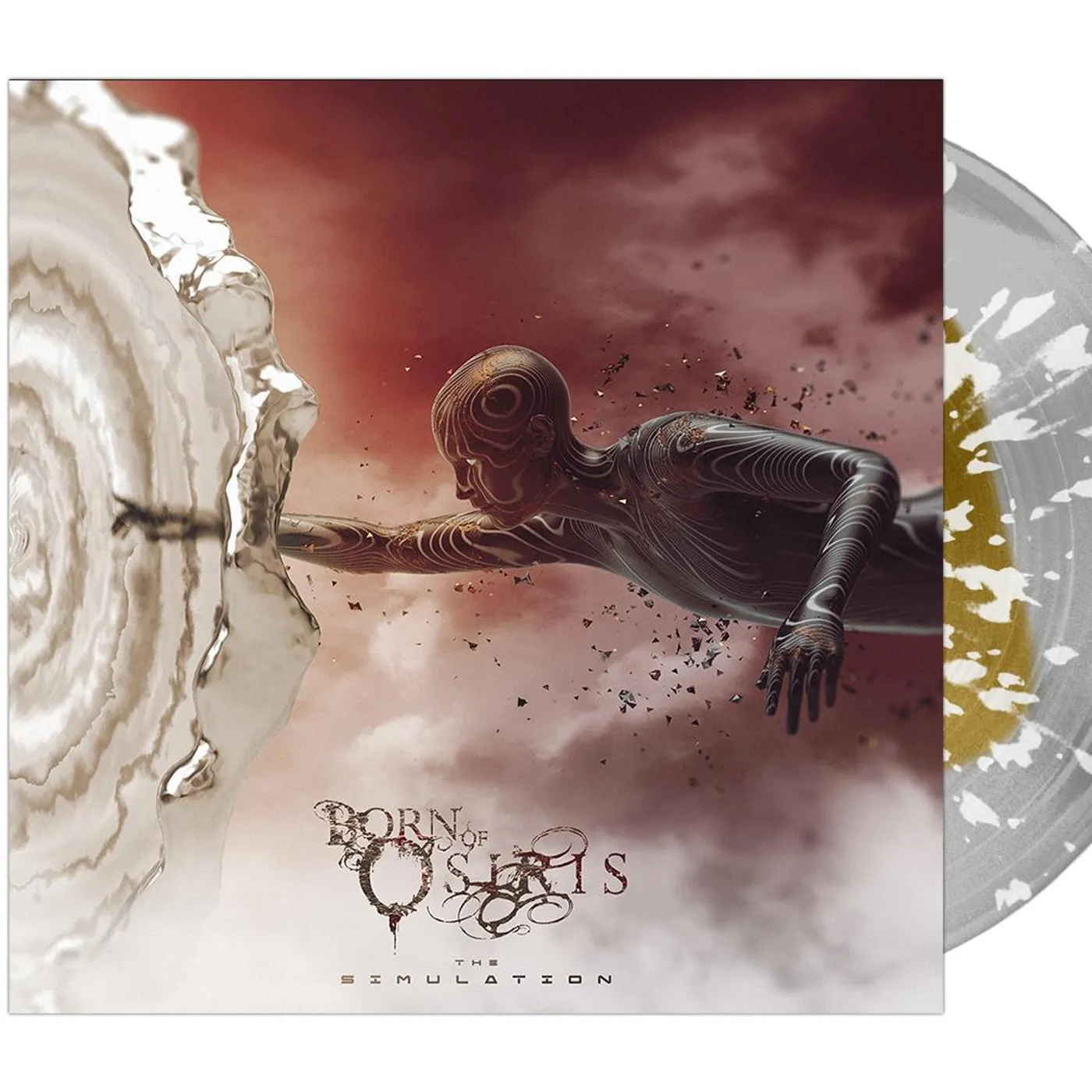 Born Of Osiris - 'The Simulation' Vinyl (Gold Inside Clear w/ White Splatter)