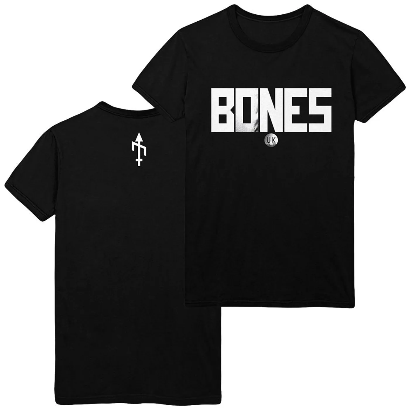 BONES UK - Bones Logo Black Tee