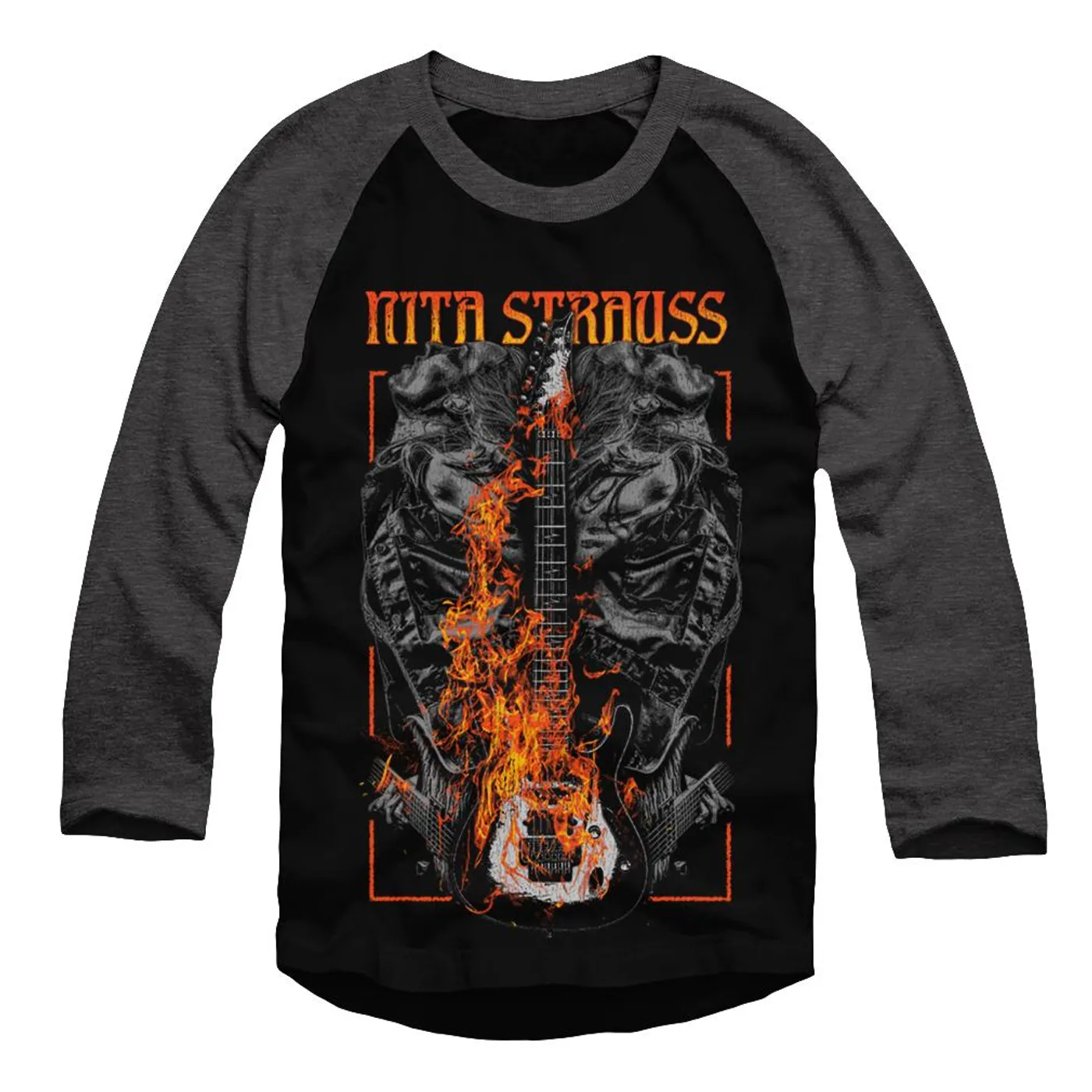 Nita Strauss - Flaming Guitar Raglan