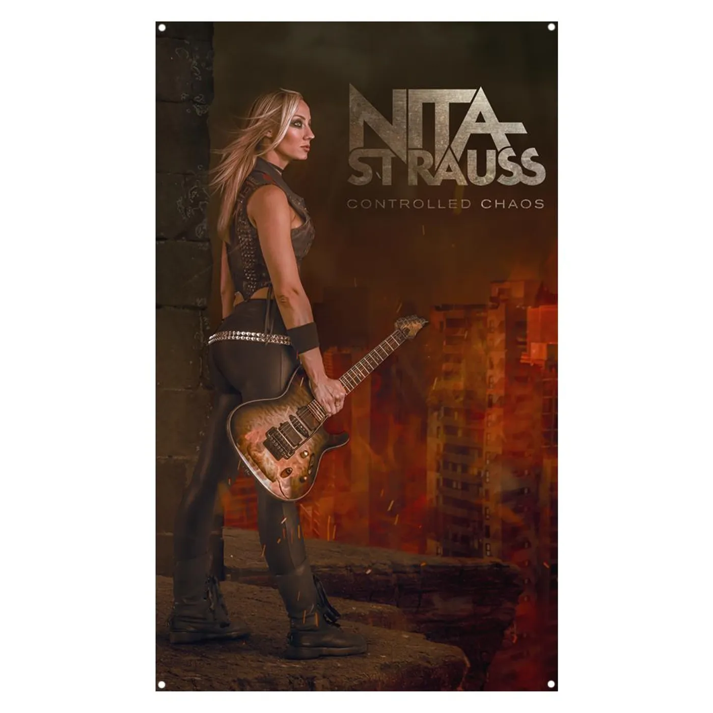 Nita Strauss - Controlled Chaos Wall Flag
