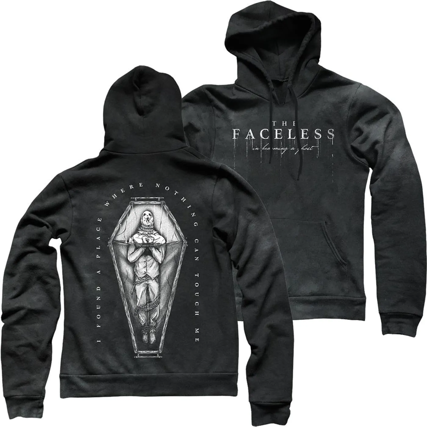 The Faceless - Digging The Grave Stone Wash Hoodie
